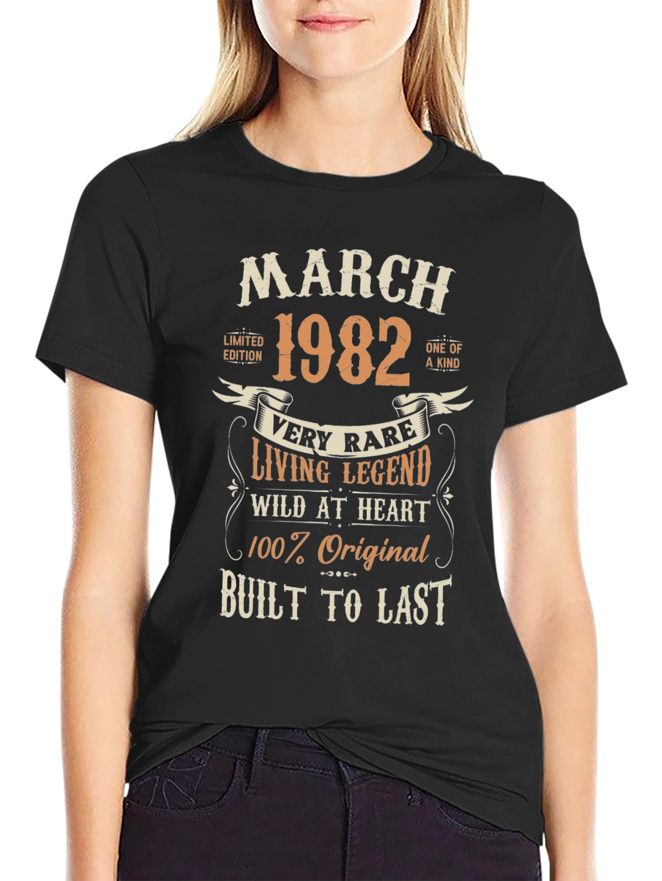 March 1982 Birthday T-Shirt: Limited Edition Legend