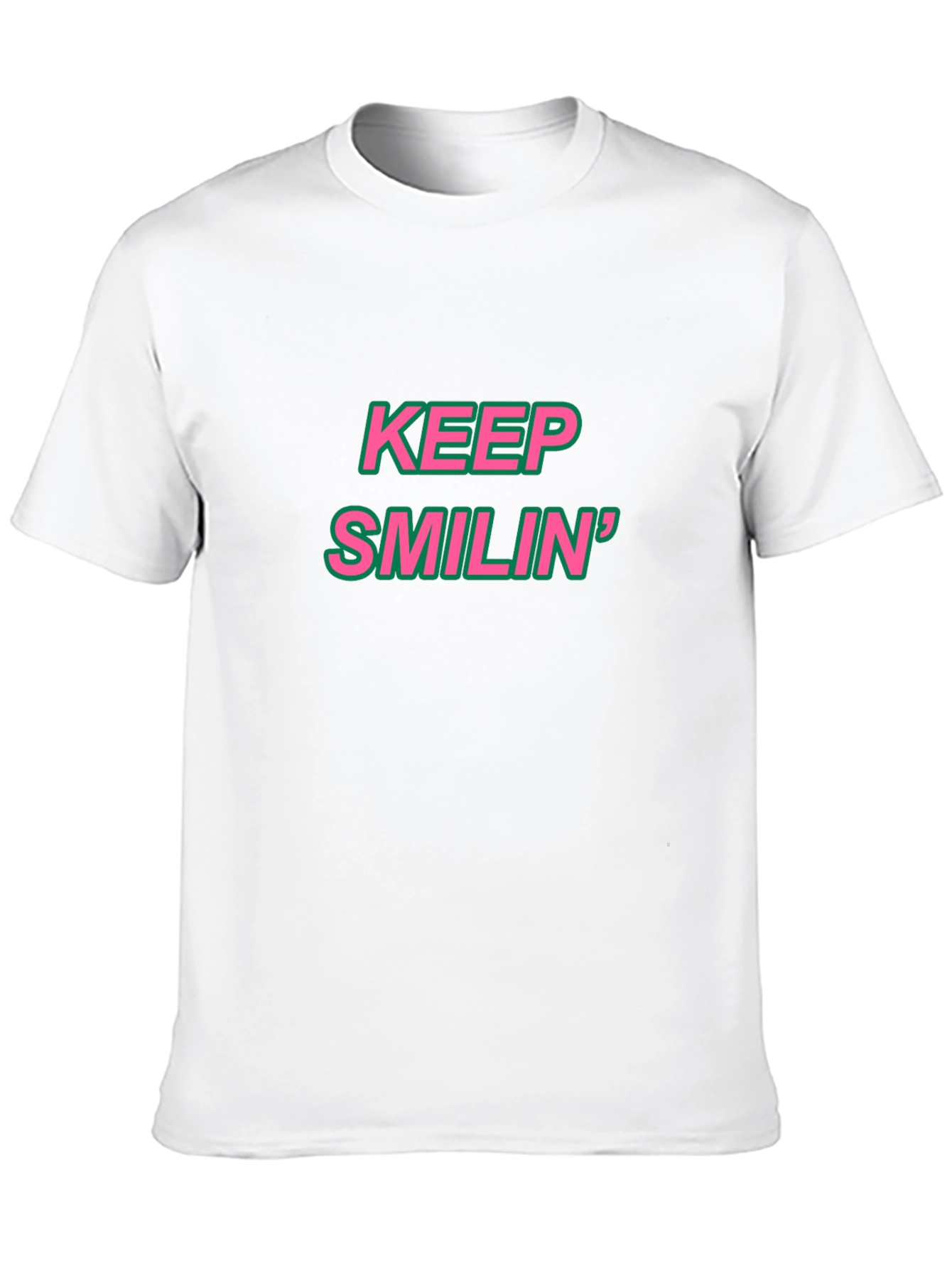 Keep Smilin Black Tee
