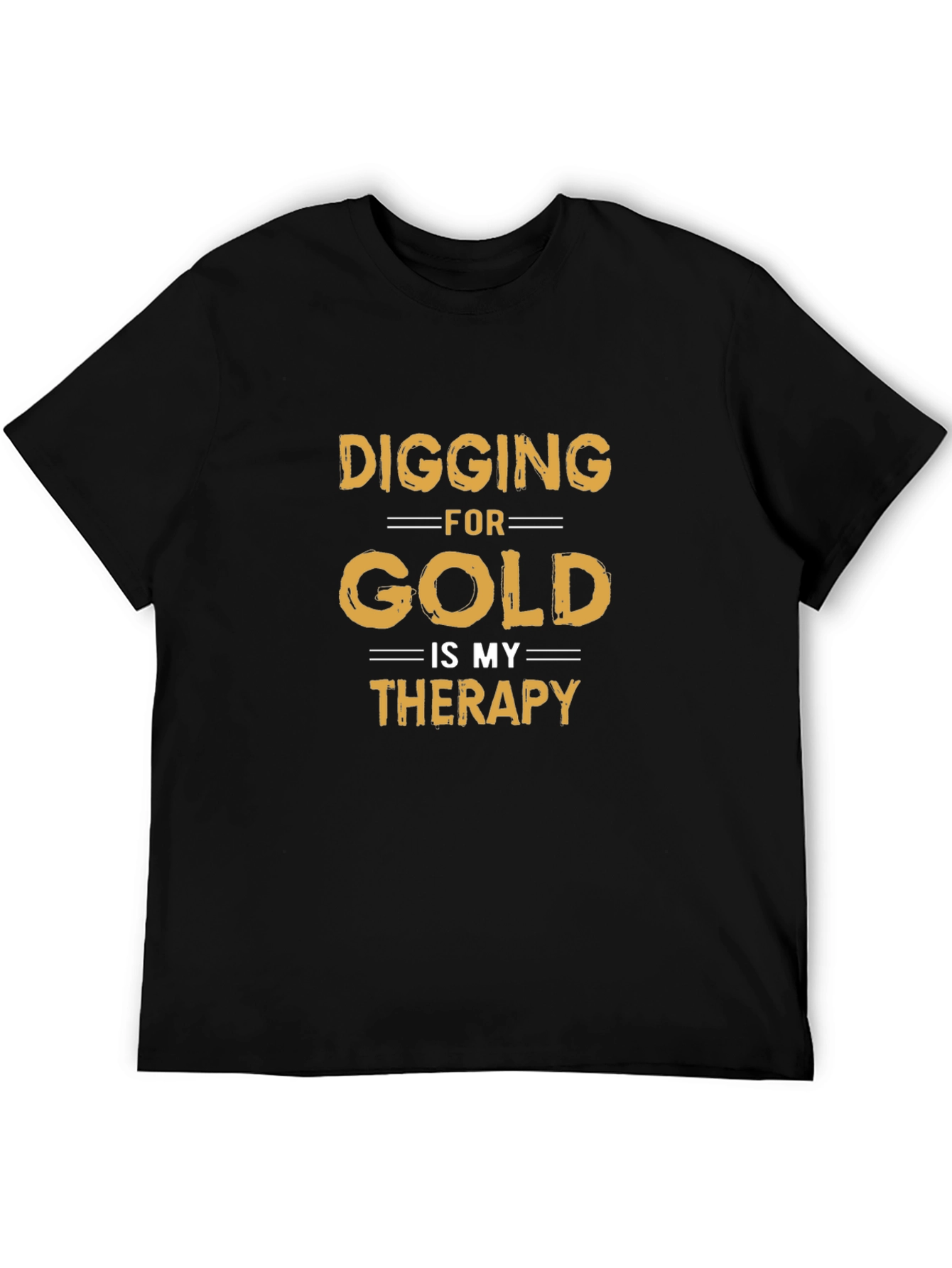 Digging for Gold Therapy Tee - Black