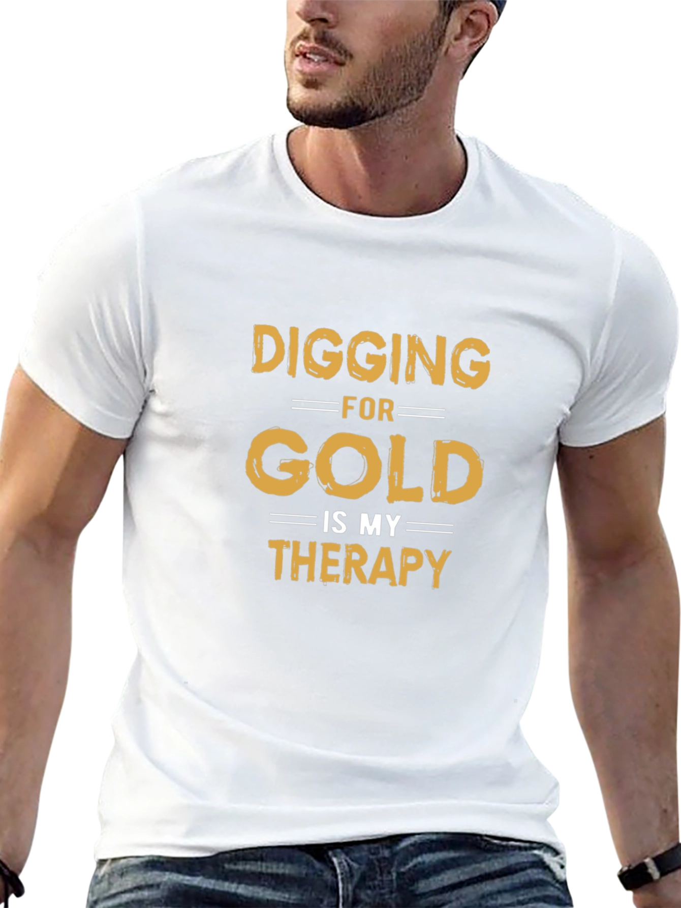 Digging for Gold Therapy Tee - Black