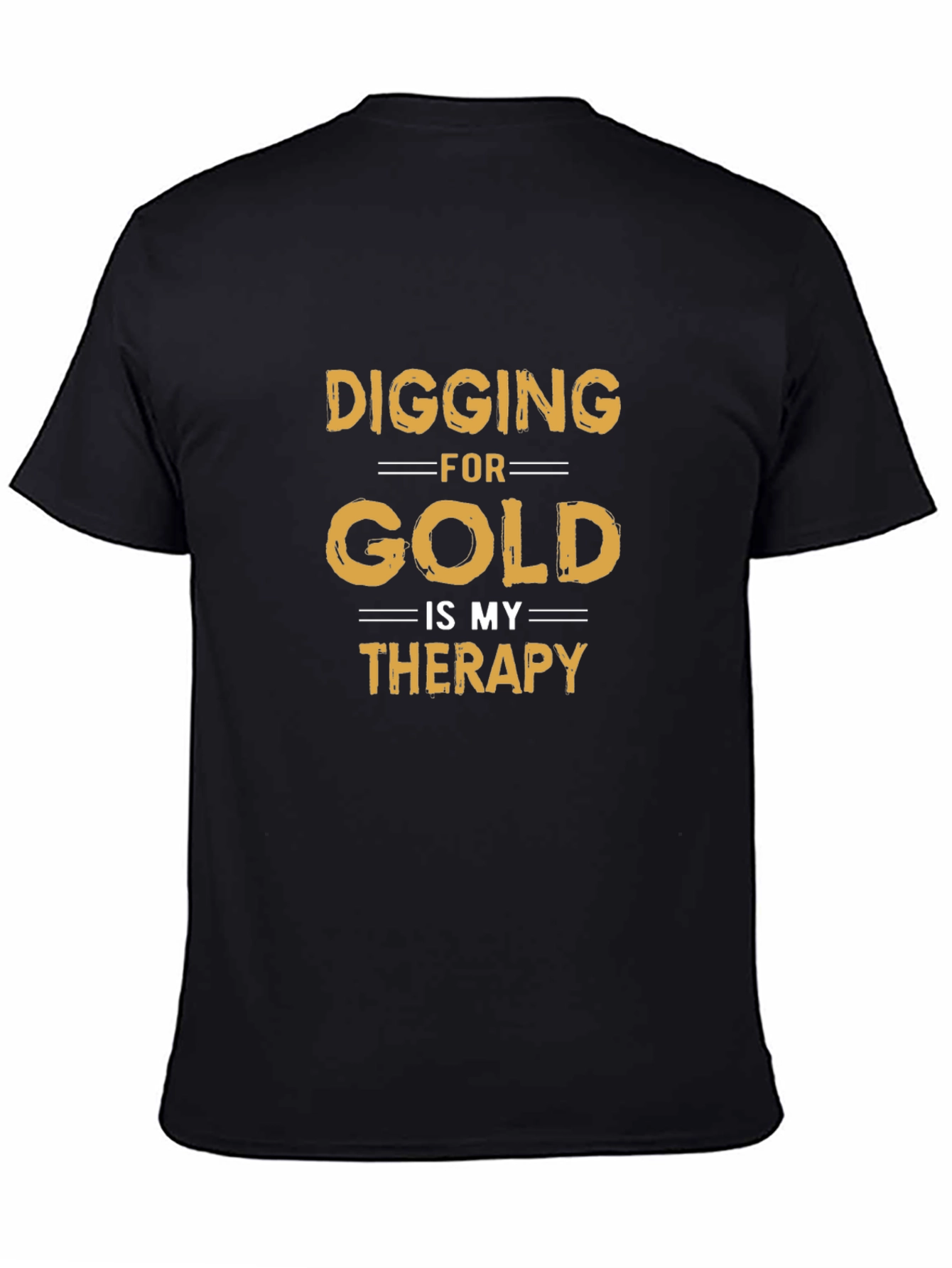 Digging for Gold Therapy Tee - Black