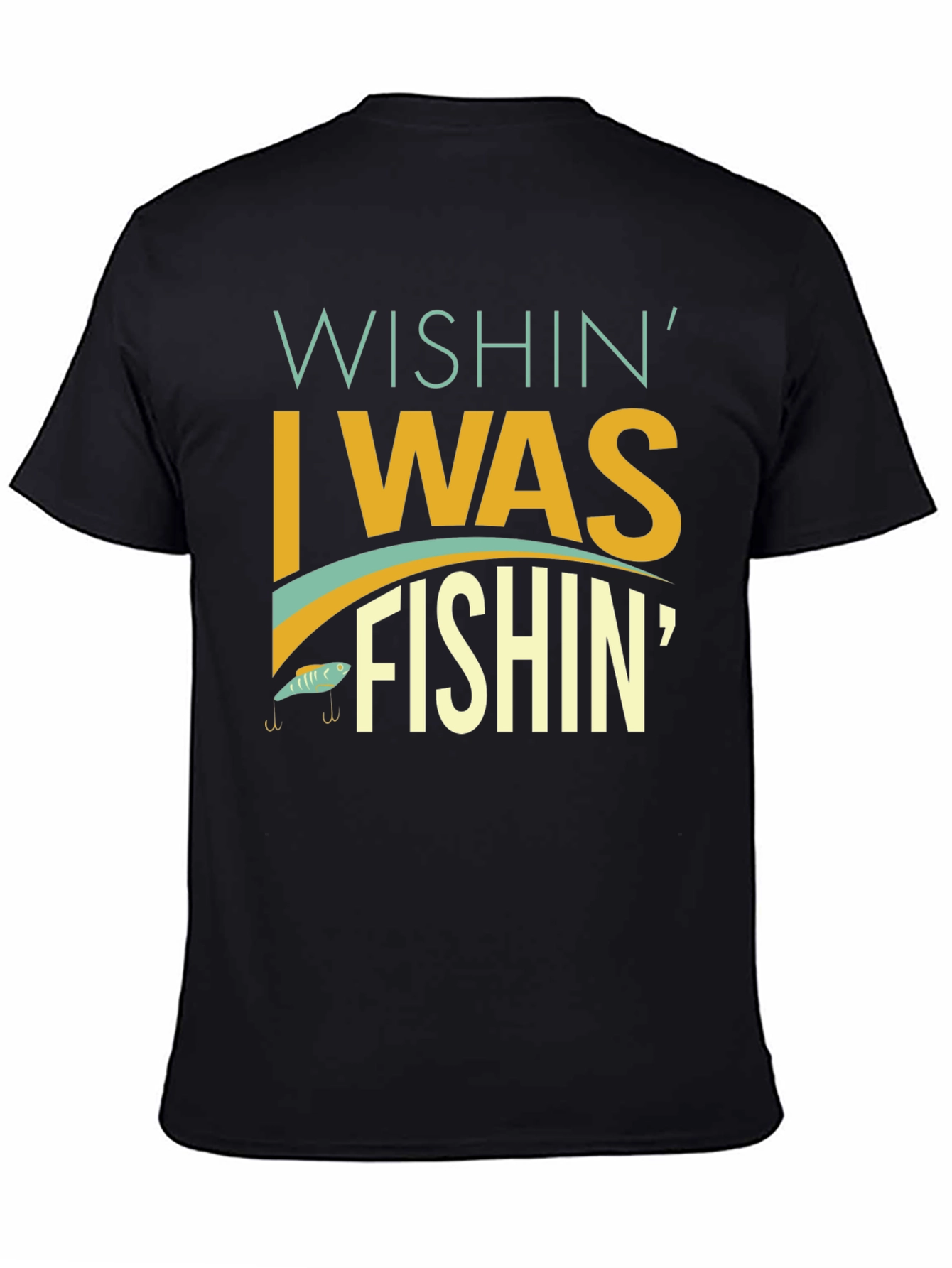 Wishin I Was Fishin T-Shirt - Angler Apparel