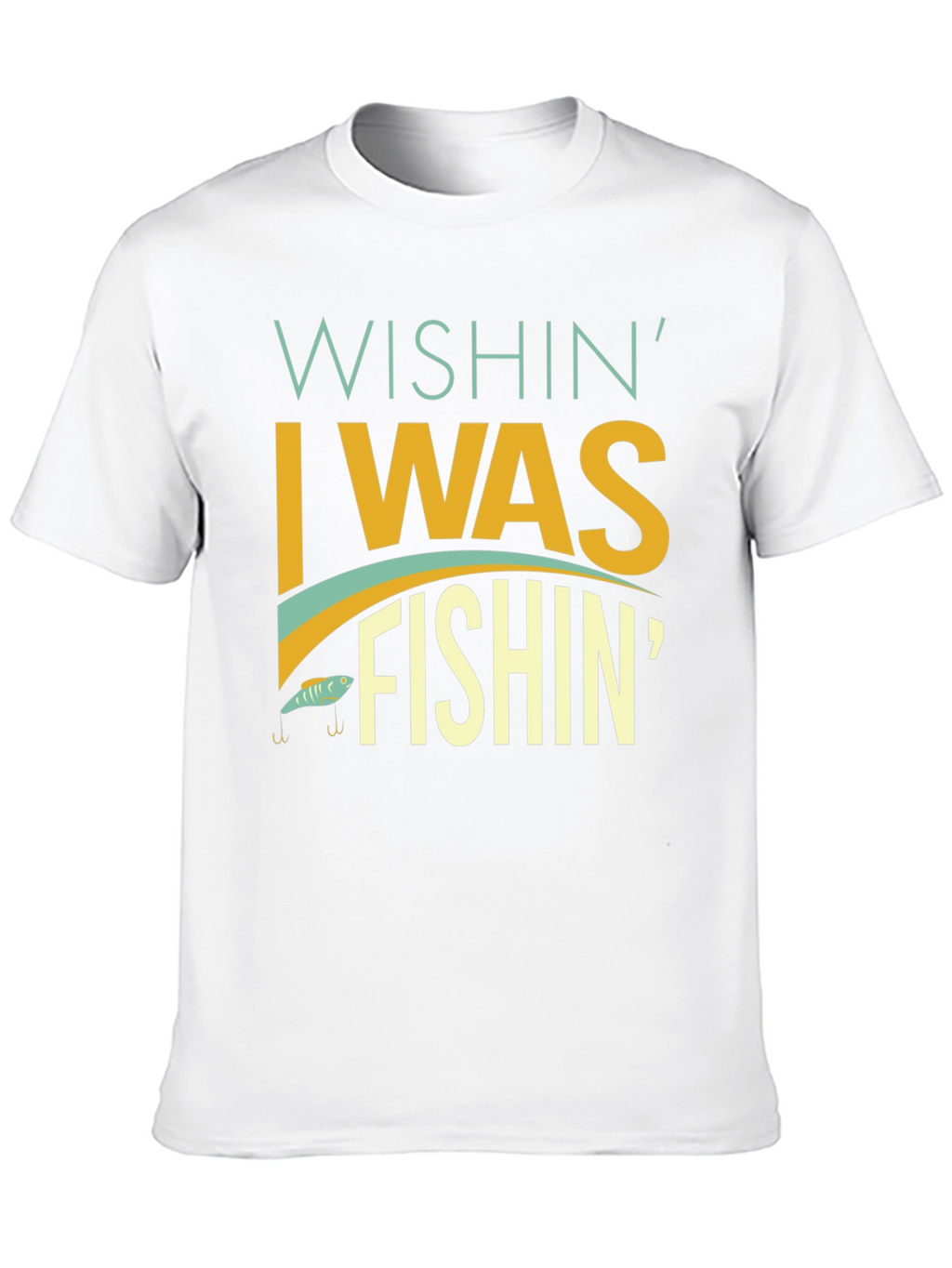 Wishin I Was Fishin T-Shirt - Angler Apparel