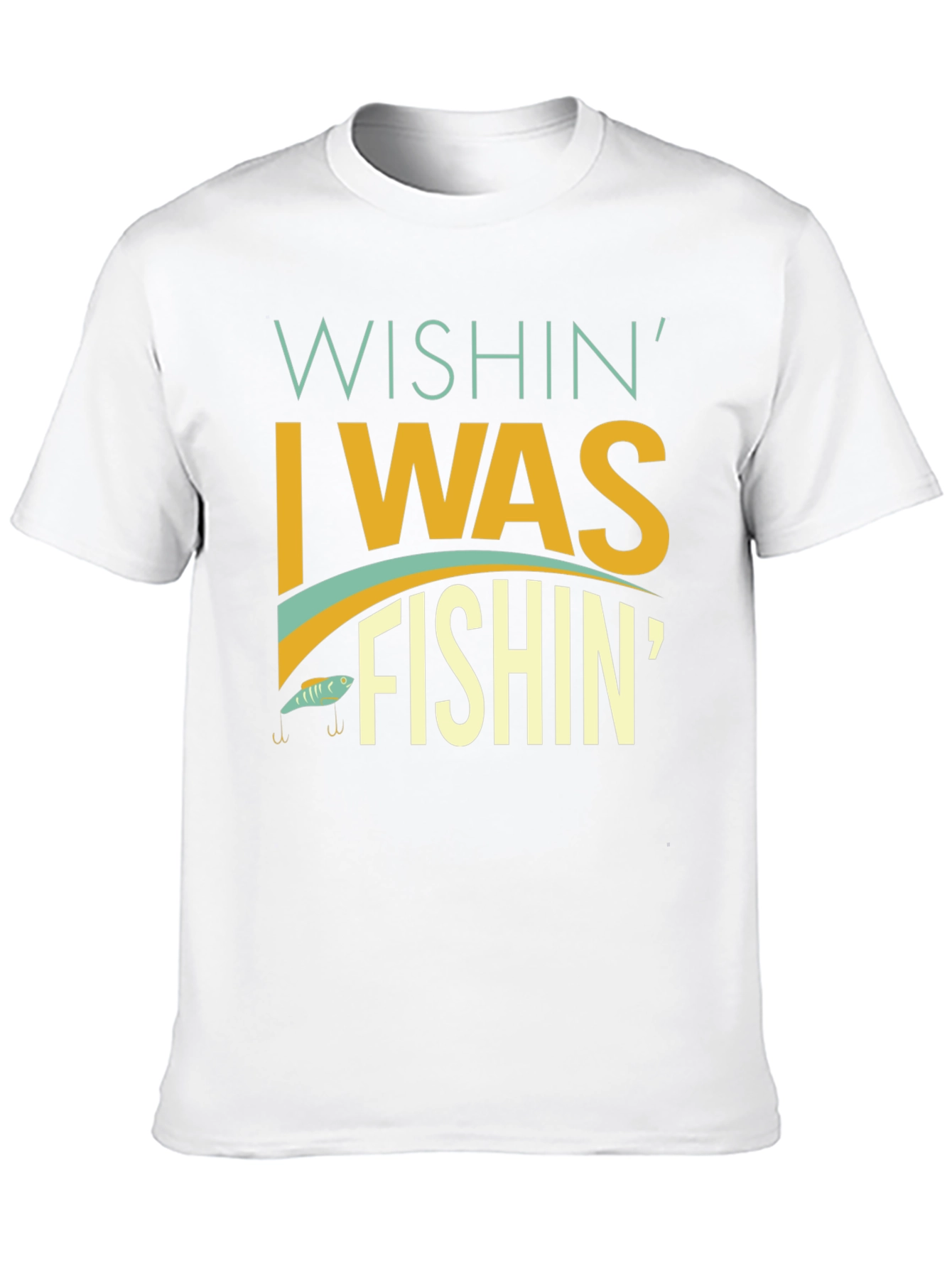 Wishin I Was Fishin T-Shirt - Angler Apparel