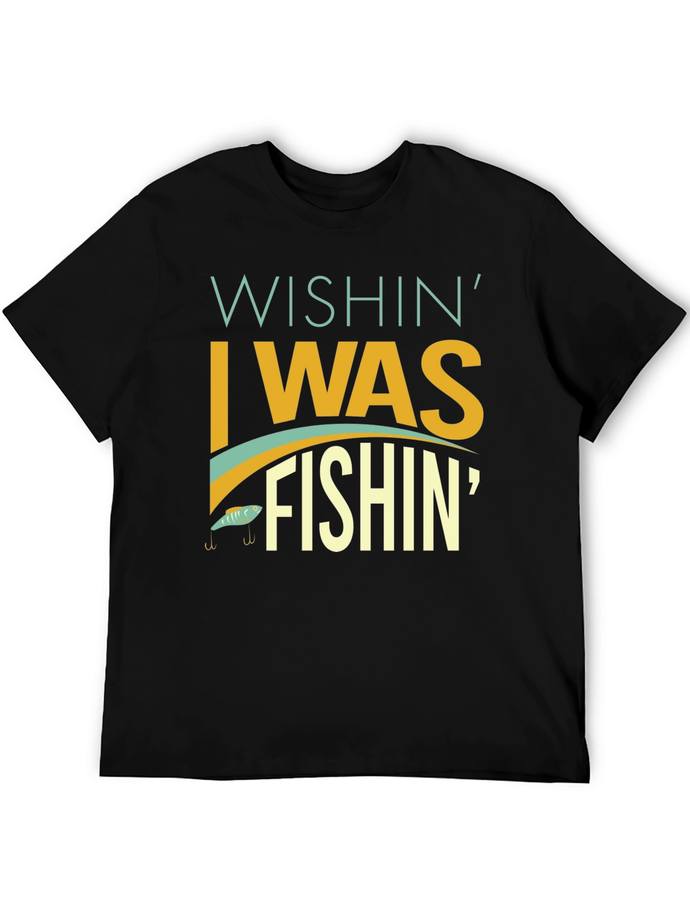 Wishin I Was Fishin T-Shirt - Angler Apparel