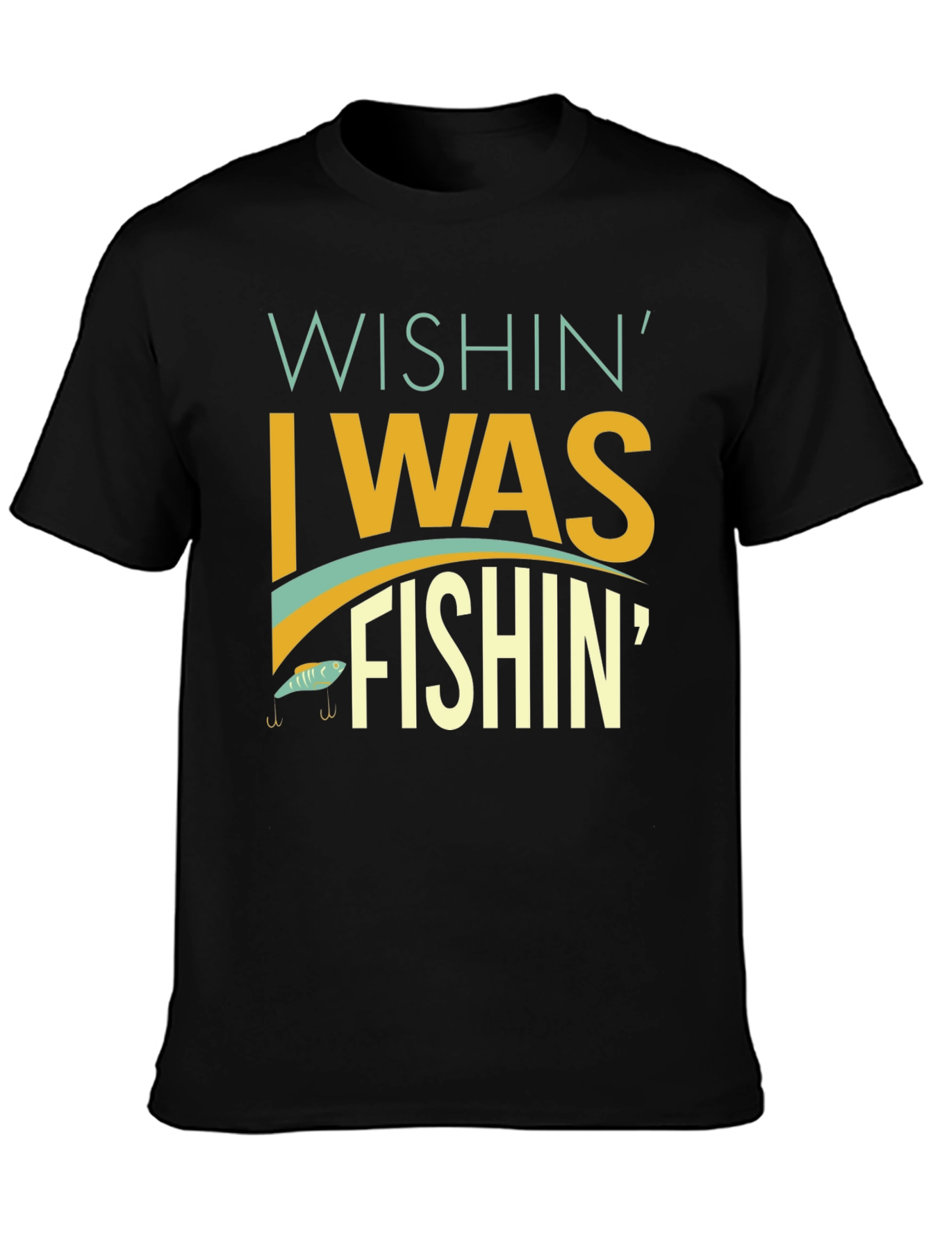 Wishin I Was Fishin T-Shirt - Angler Apparel