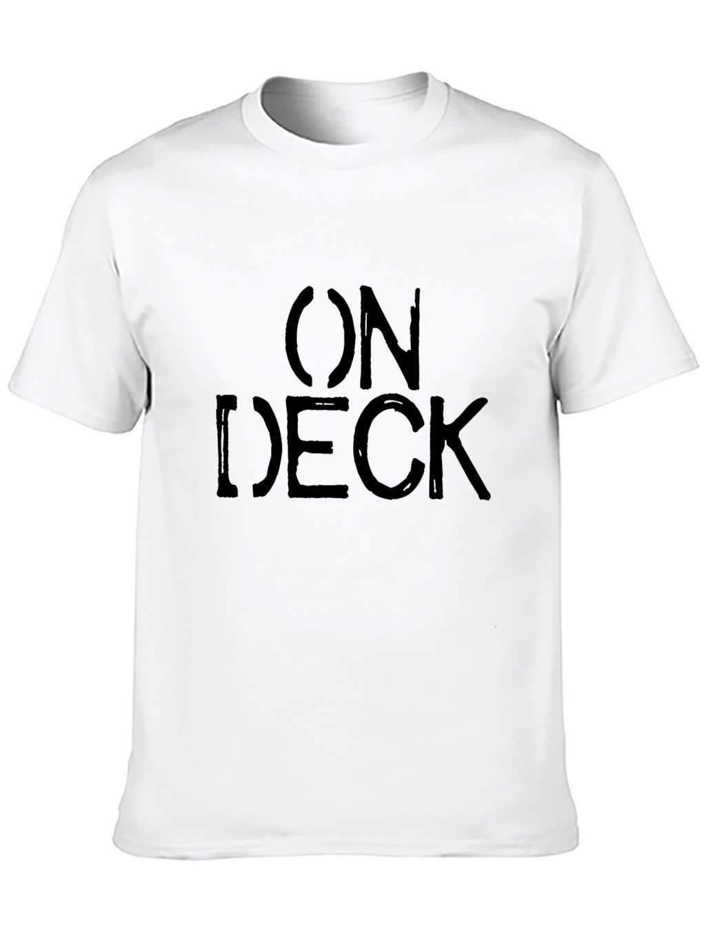 On Deck Graphic Print Mens Black T-Shirt
