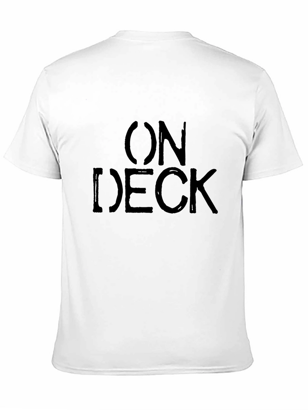 On Deck Graphic Print Mens Black T-Shirt