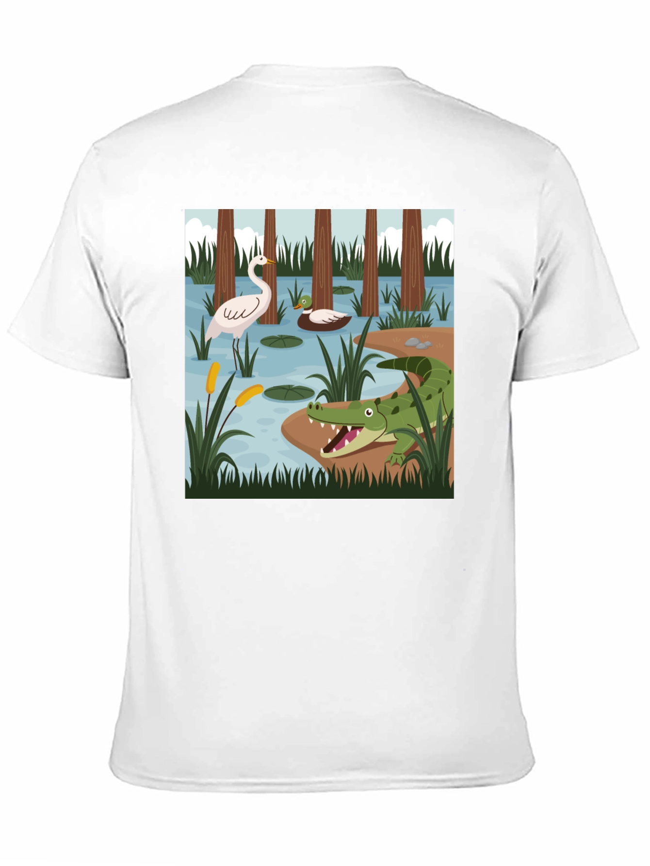 Swamp Life Graphic Tee - Mens Black T-Shirt