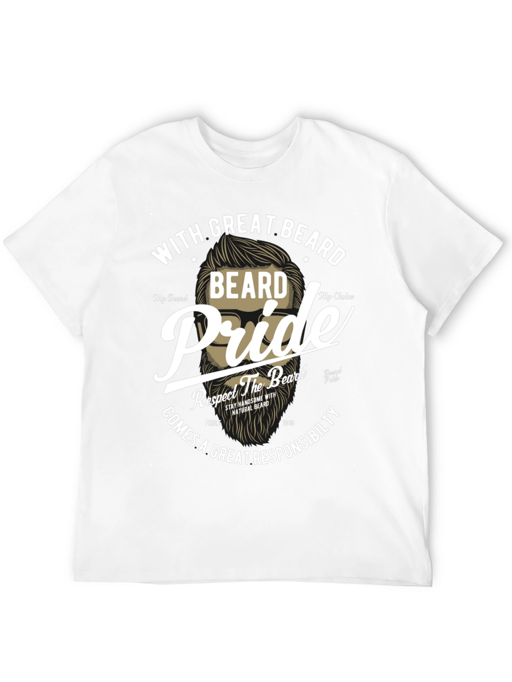Beard Pride Graphic T-Shirt