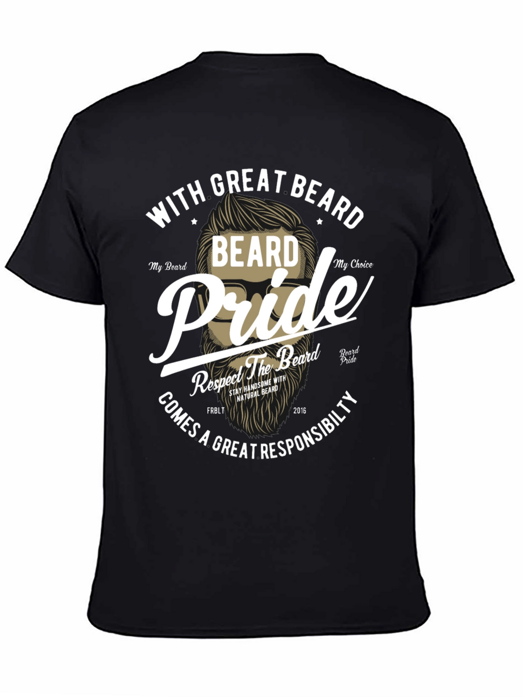 Beard Pride Graphic T-Shirt