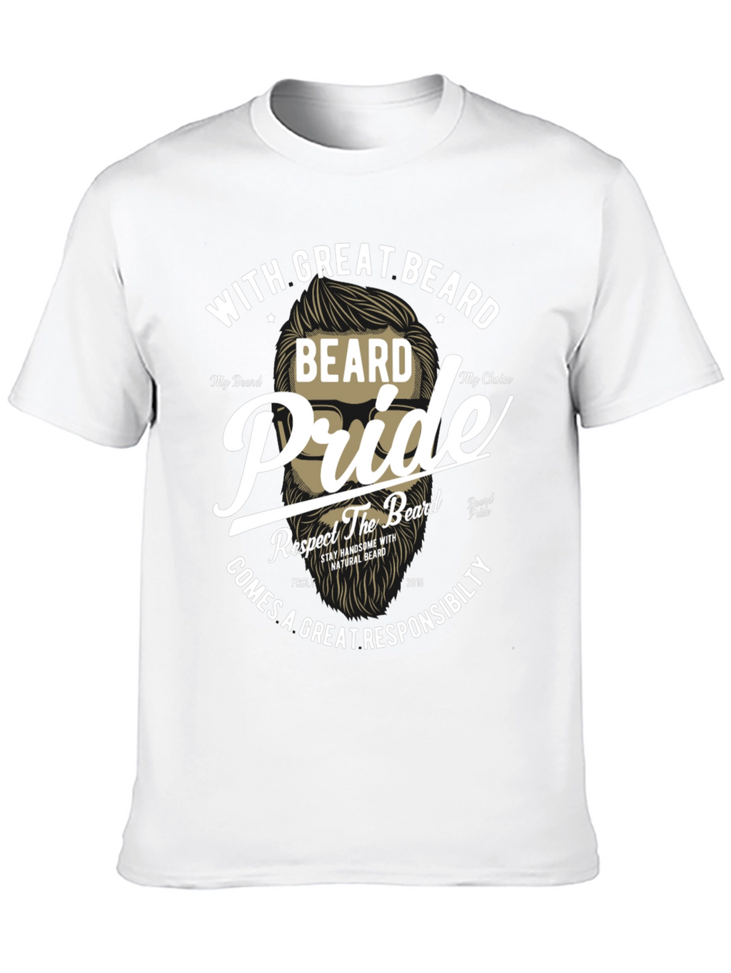 Beard Pride Graphic T-Shirt