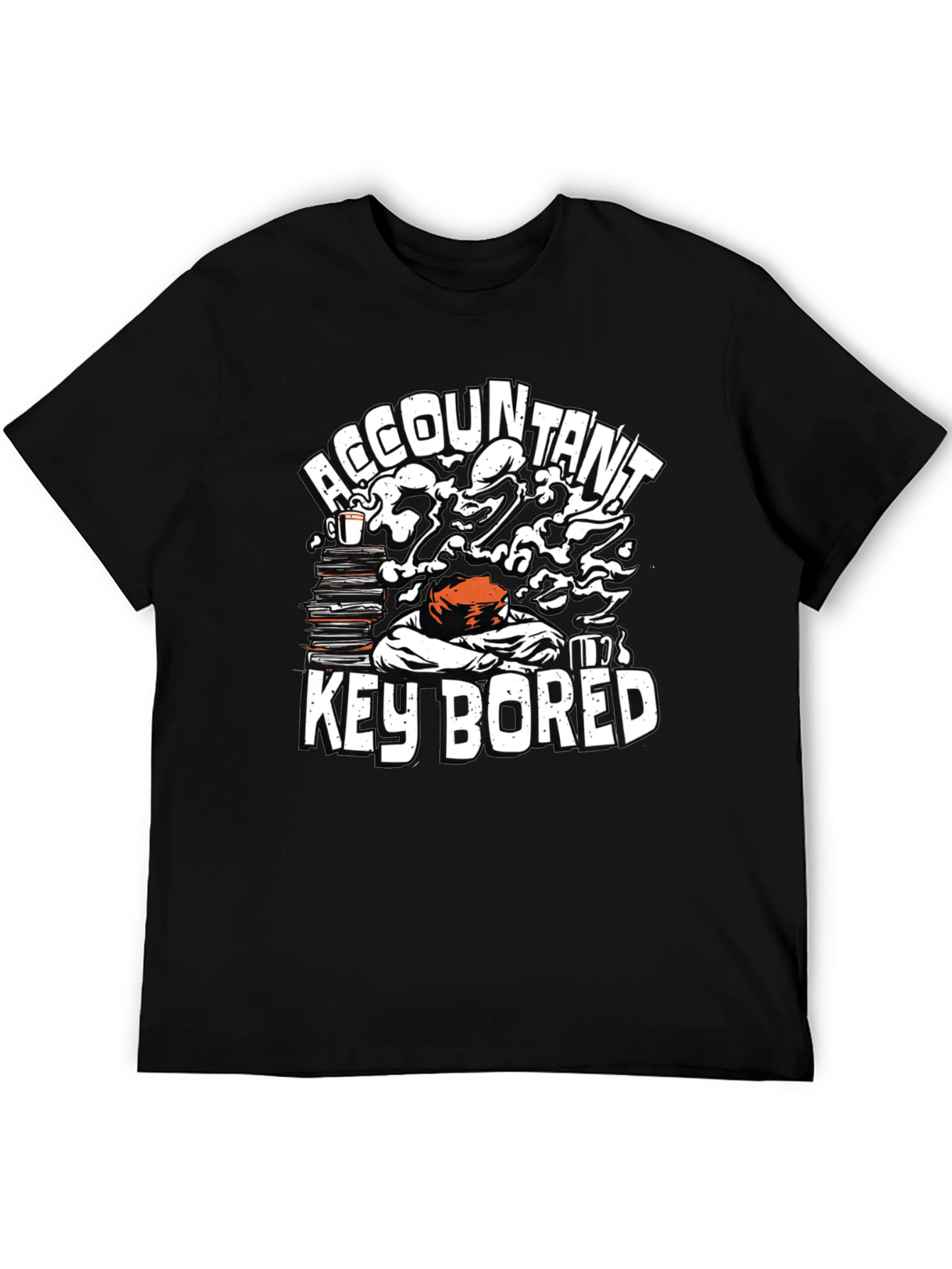 Accountant Key Bored T-Shirt: Funny Work Humor Tee