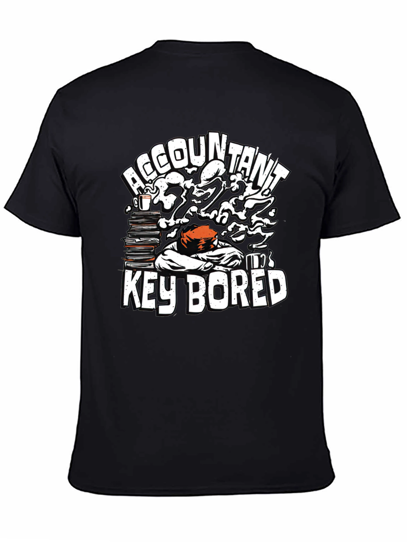 Accountant Key Bored T-Shirt: Funny Work Humor Tee