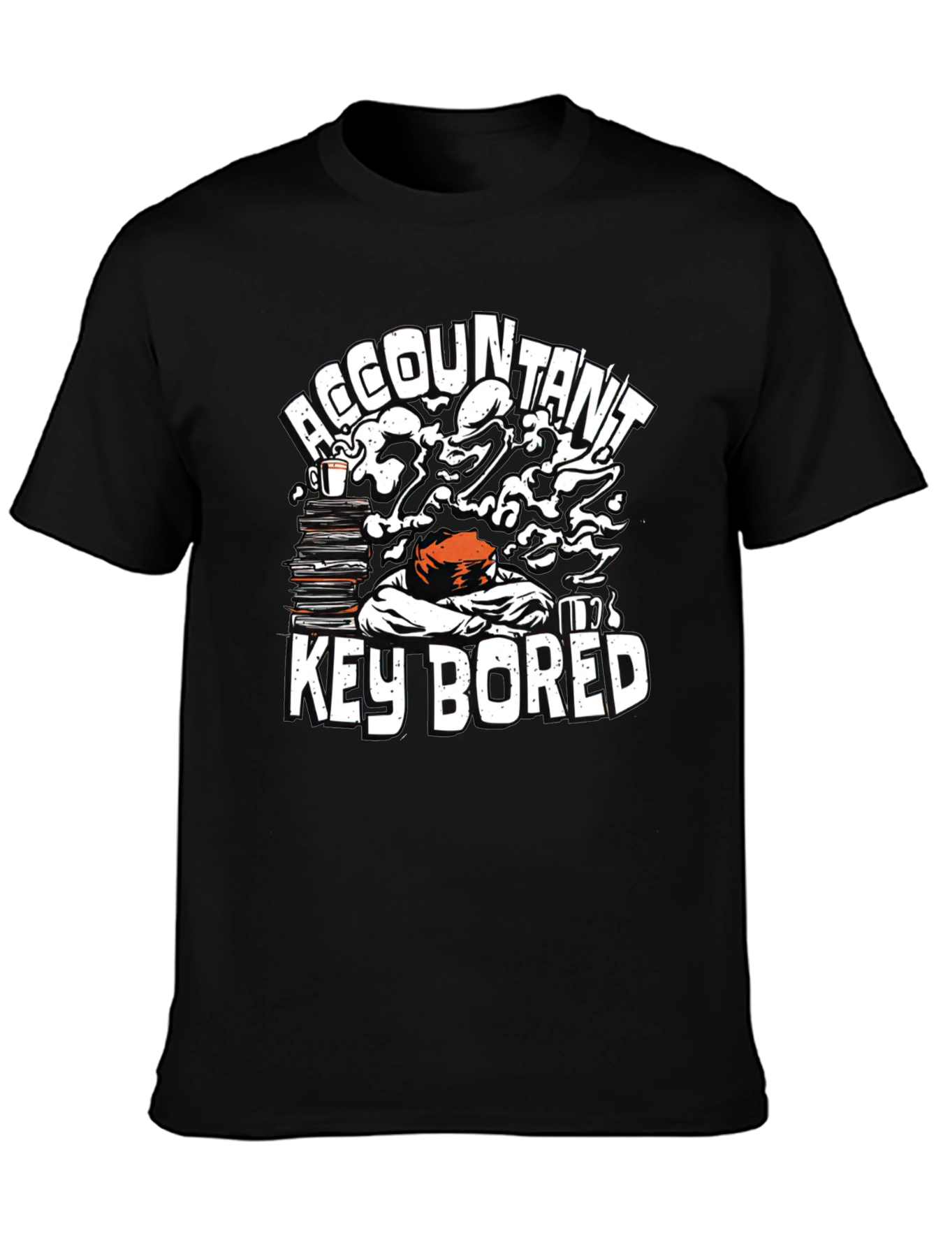 Accountant Key Bored T-Shirt: Funny Work Humor Tee