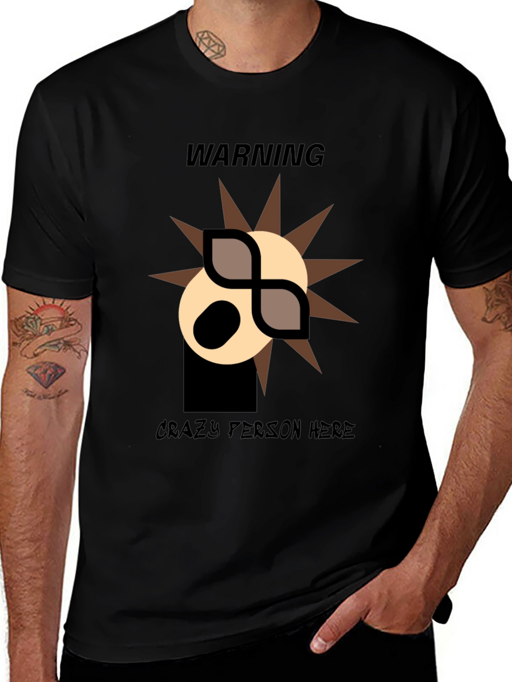 Warning: Crazy Person Here T-Shirt