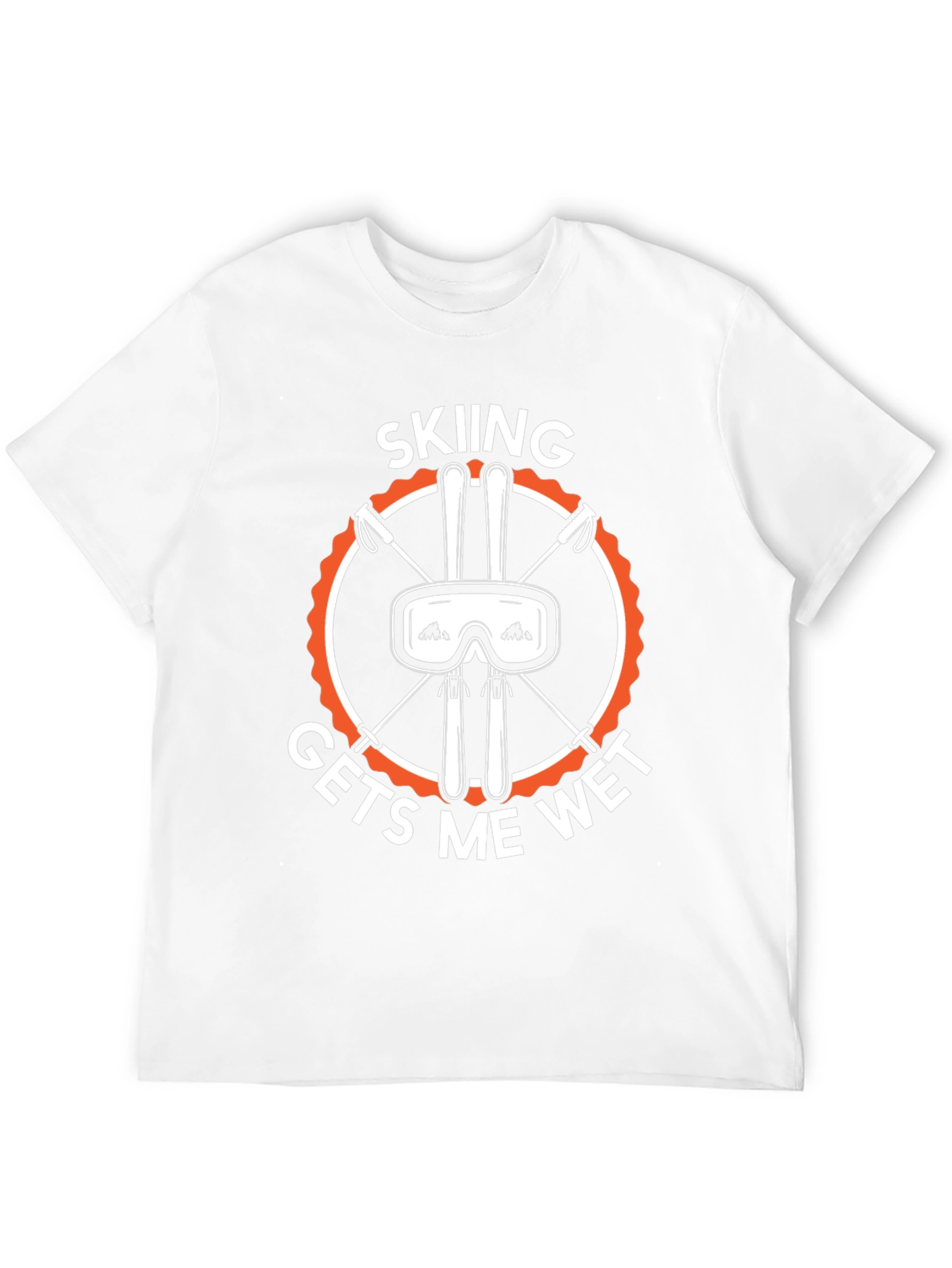 Skiing Gets Me Wet T-Shirt