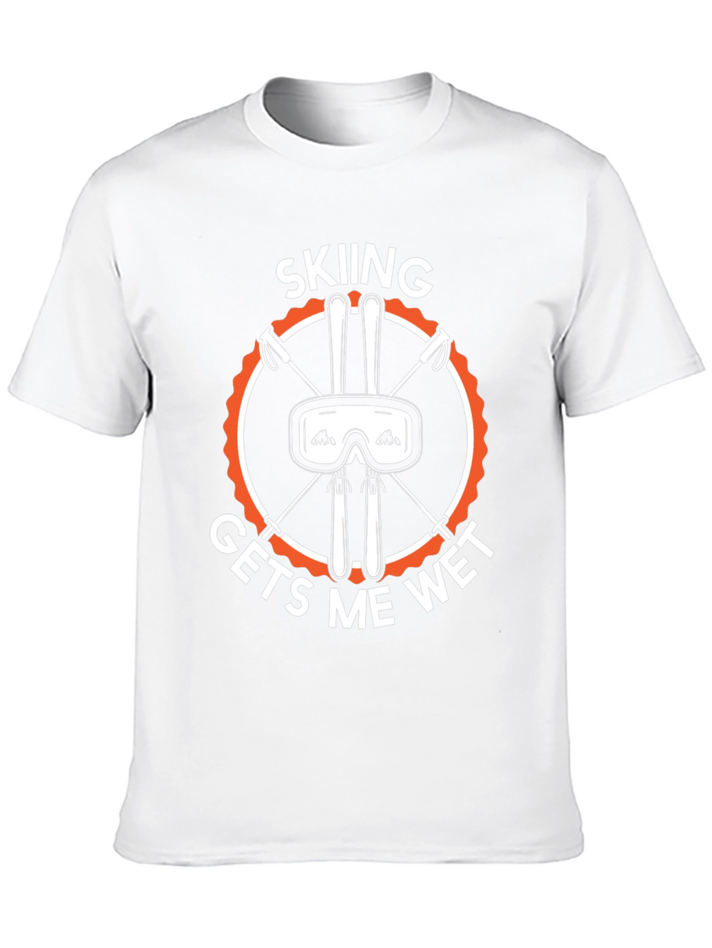 Skiing Gets Me Wet T-Shirt