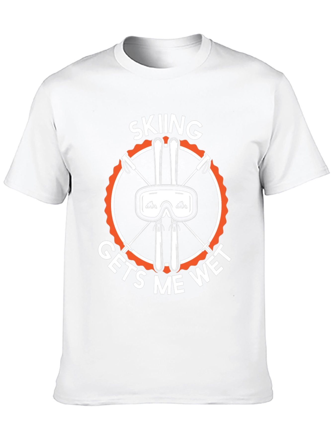Skiing Gets Me Wet T-Shirt