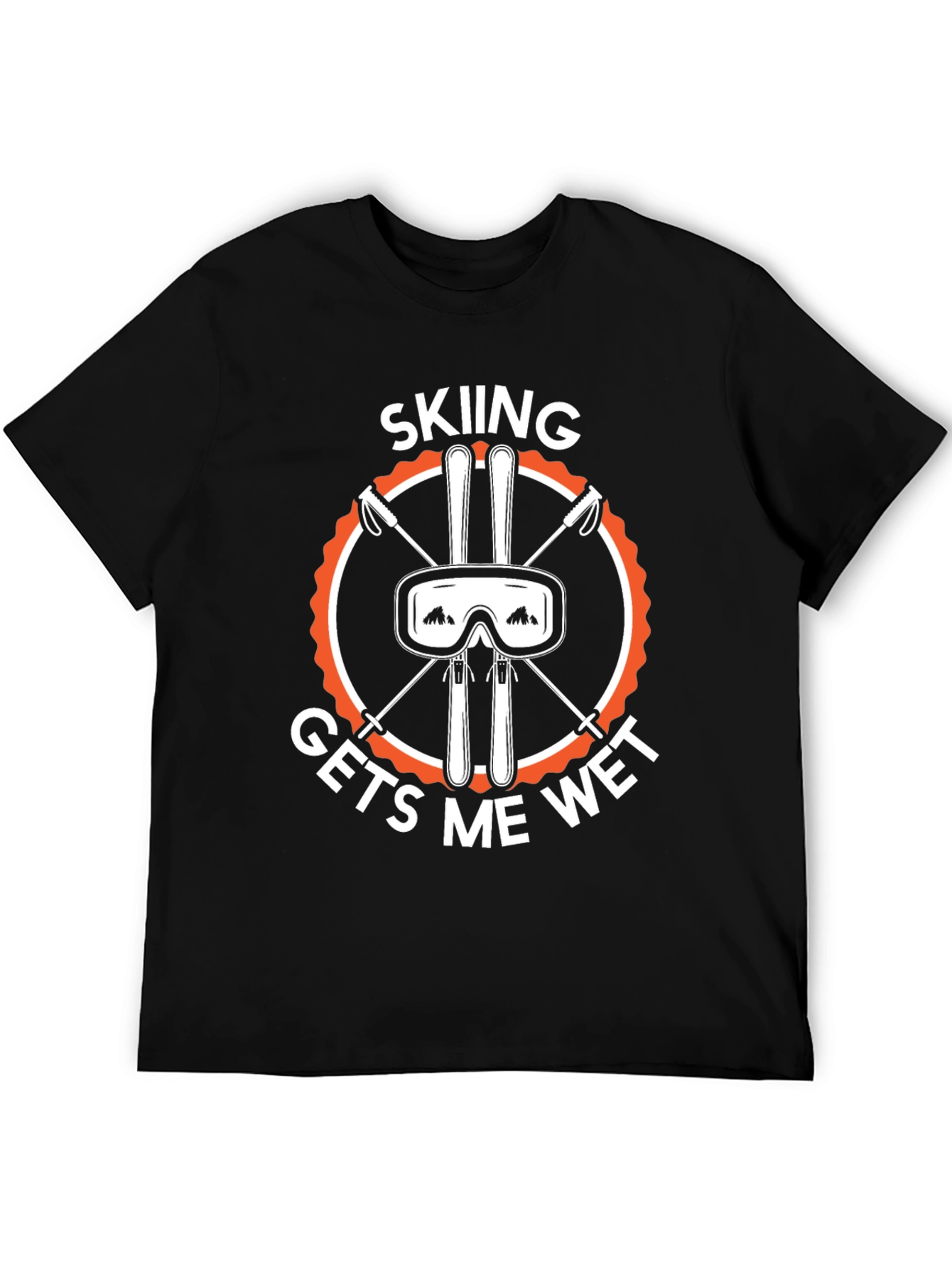 Skiing Gets Me Wet T-Shirt