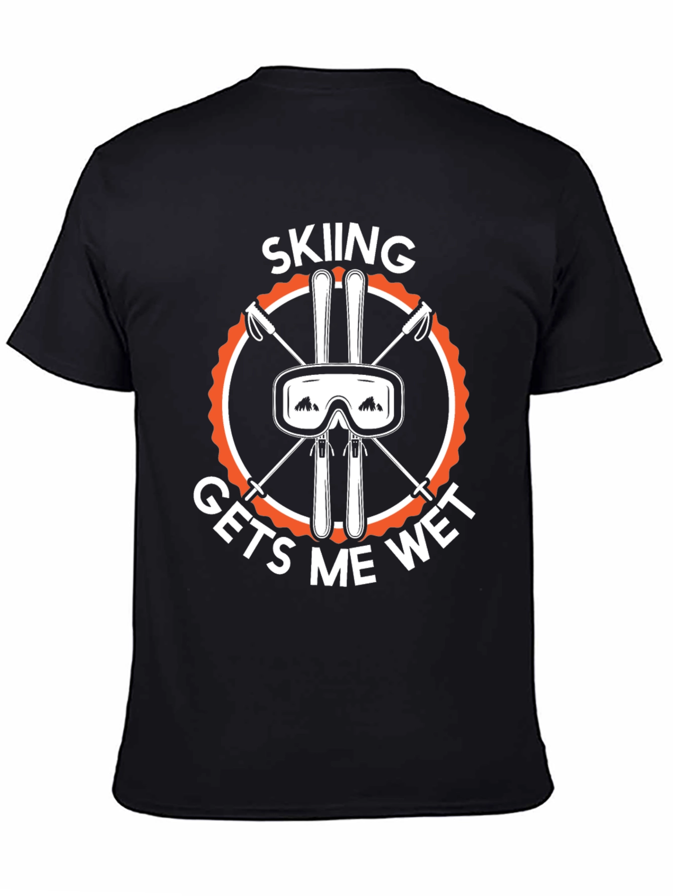 Skiing Gets Me Wet T-Shirt