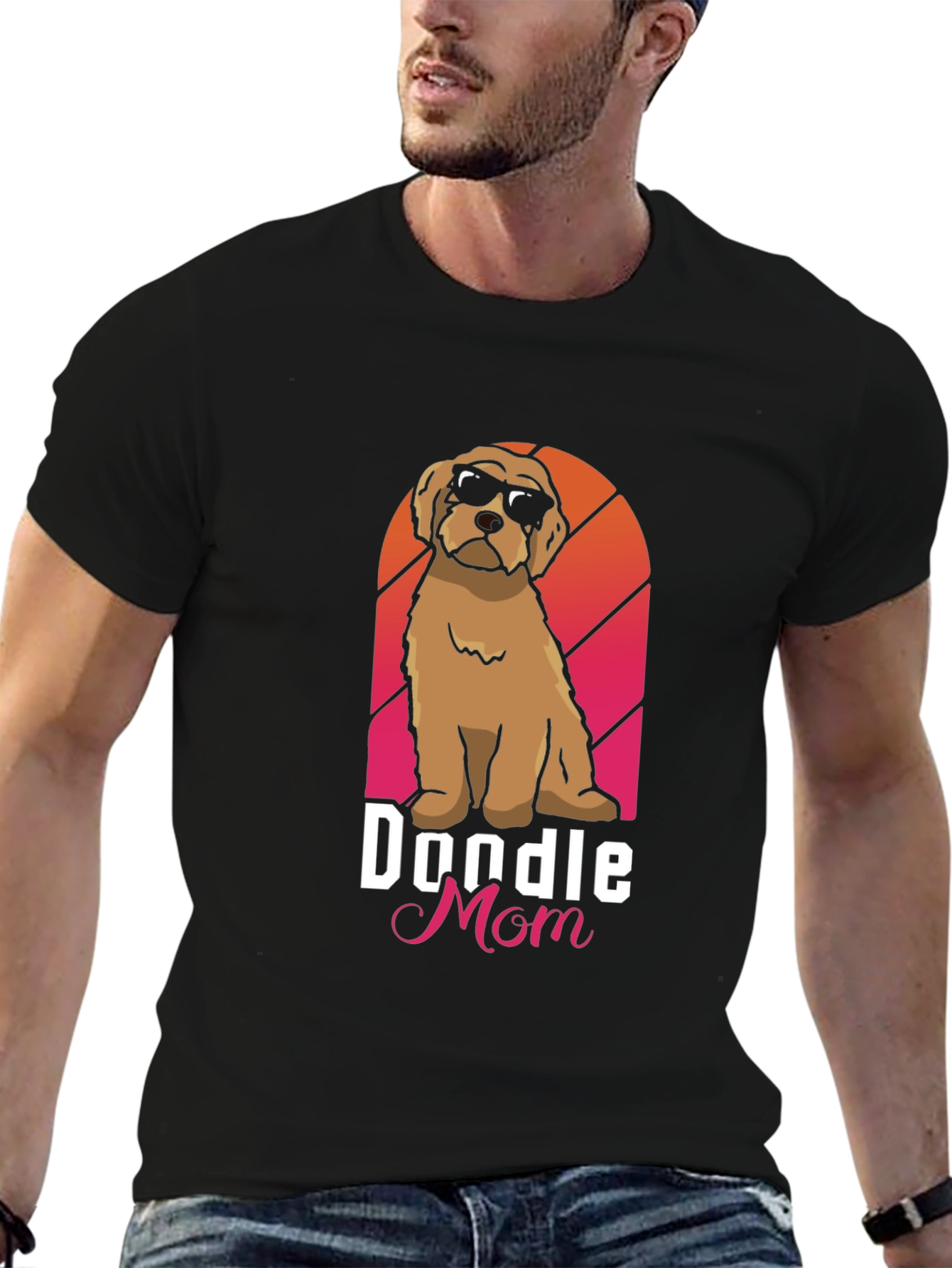 Doodle Mom Graphic T-Shirt - Cute Dog Lover Tee
