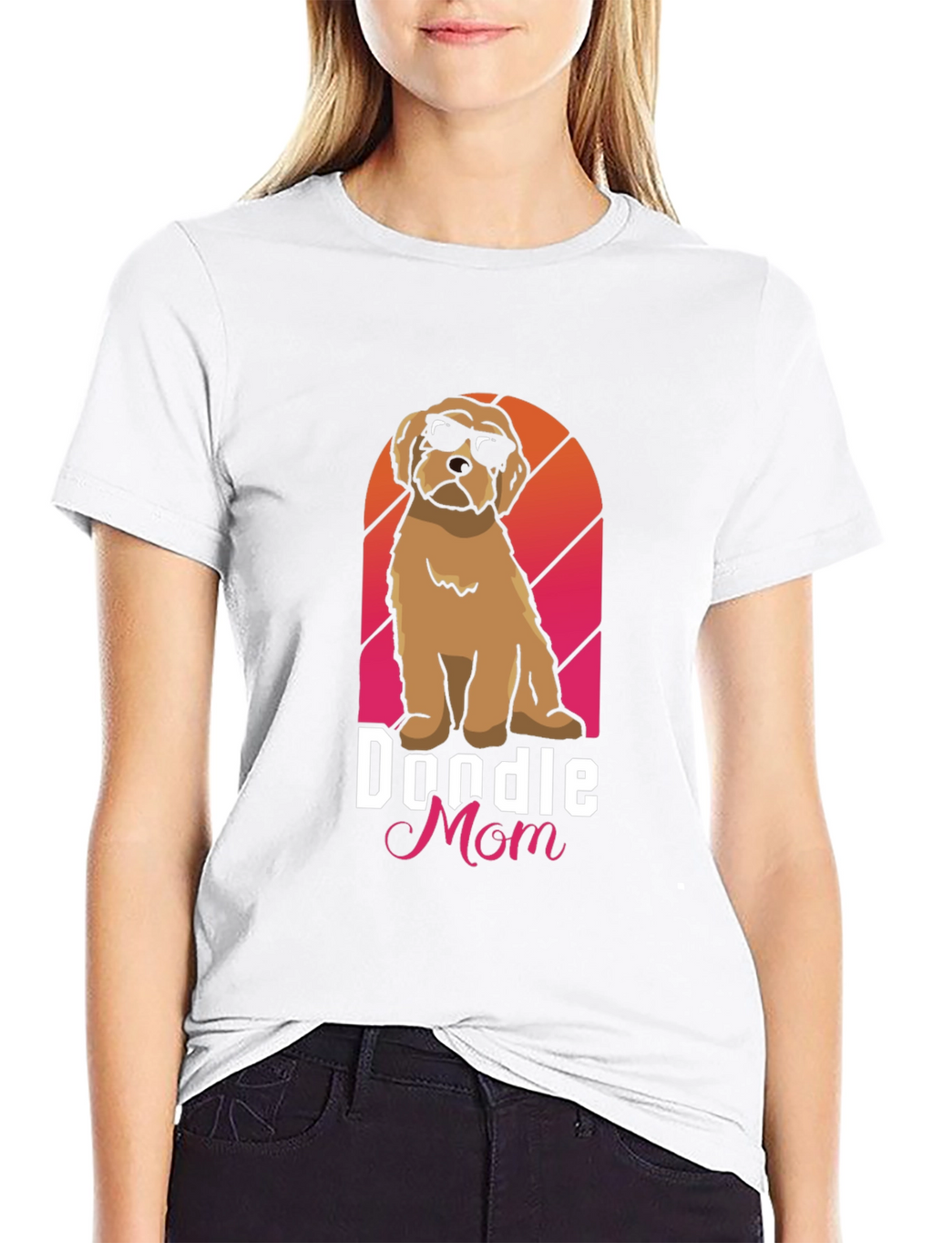 Doodle Mom Graphic T-Shirt - Cute Dog Lover Tee