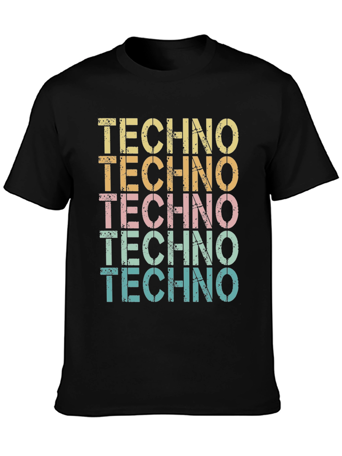 Retro Techno T-Shirt - Vintage Style Music Tee