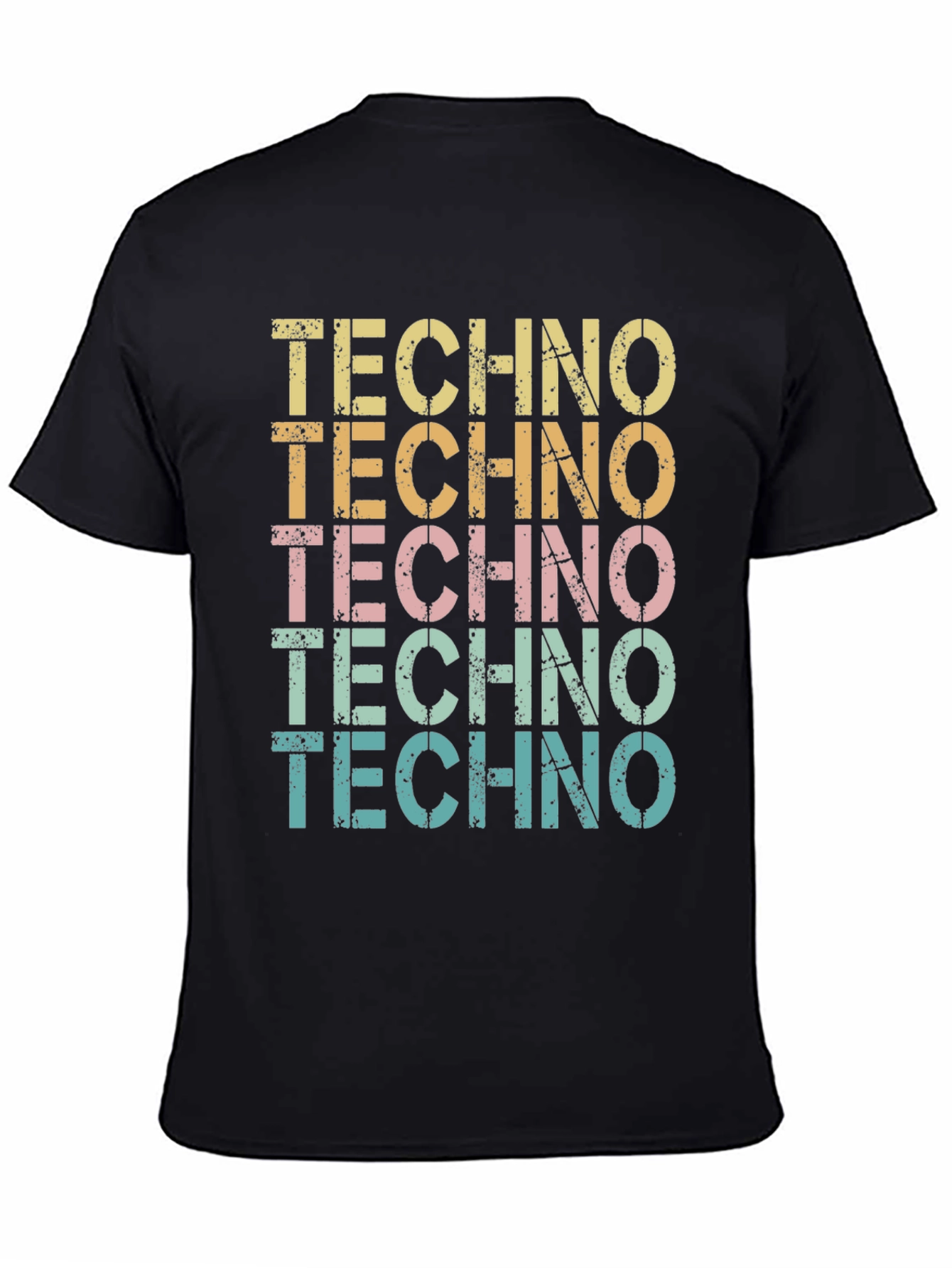 Retro Techno T-Shirt - Vintage Style Music Tee