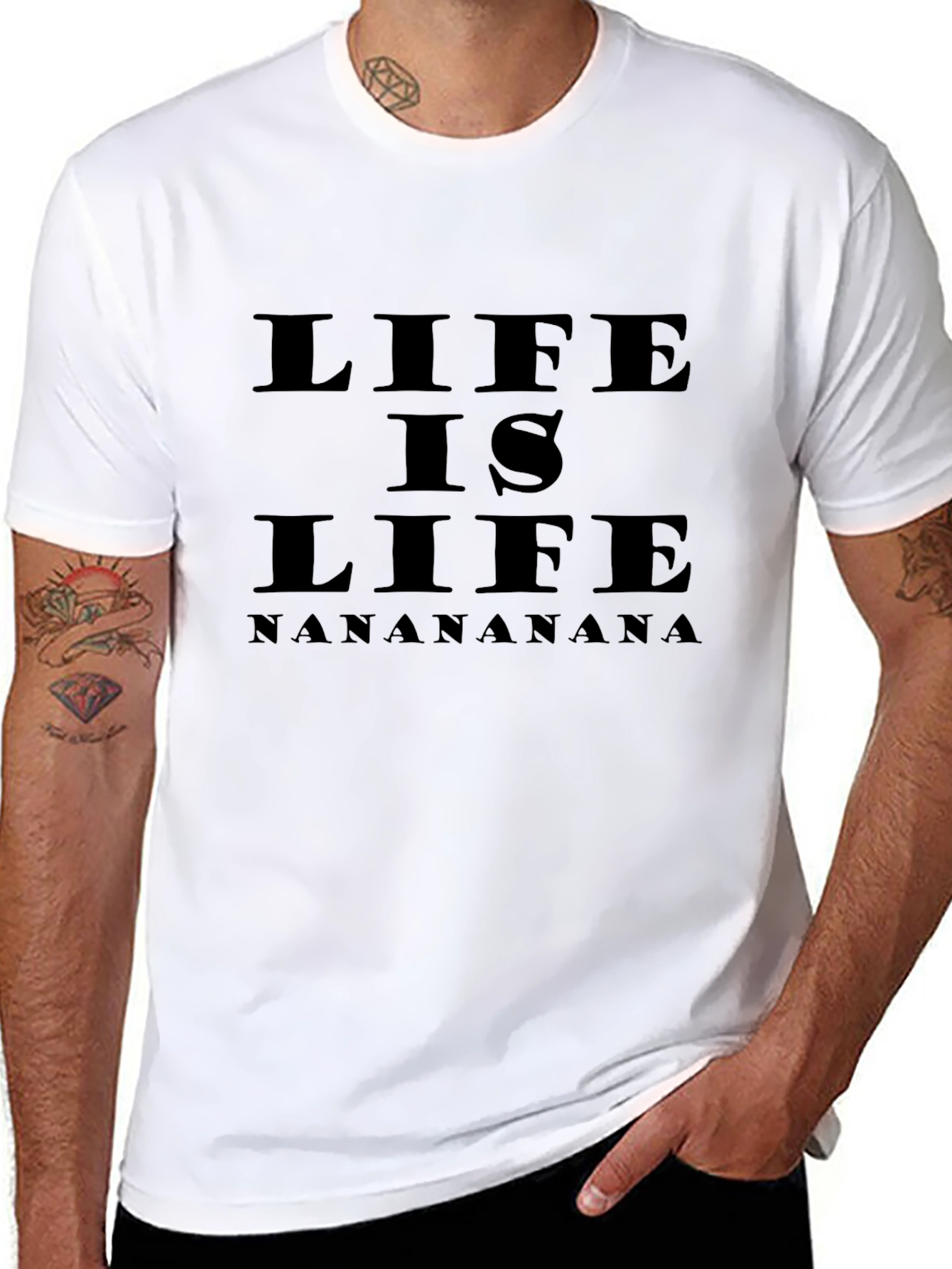 Life is Life Graphic T-Shirt