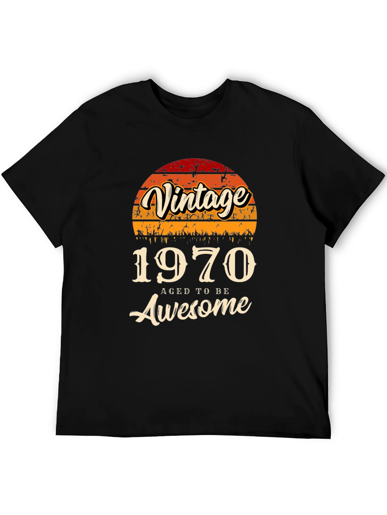 Vintage 1970 Aged To Be Awesome T-Shirt