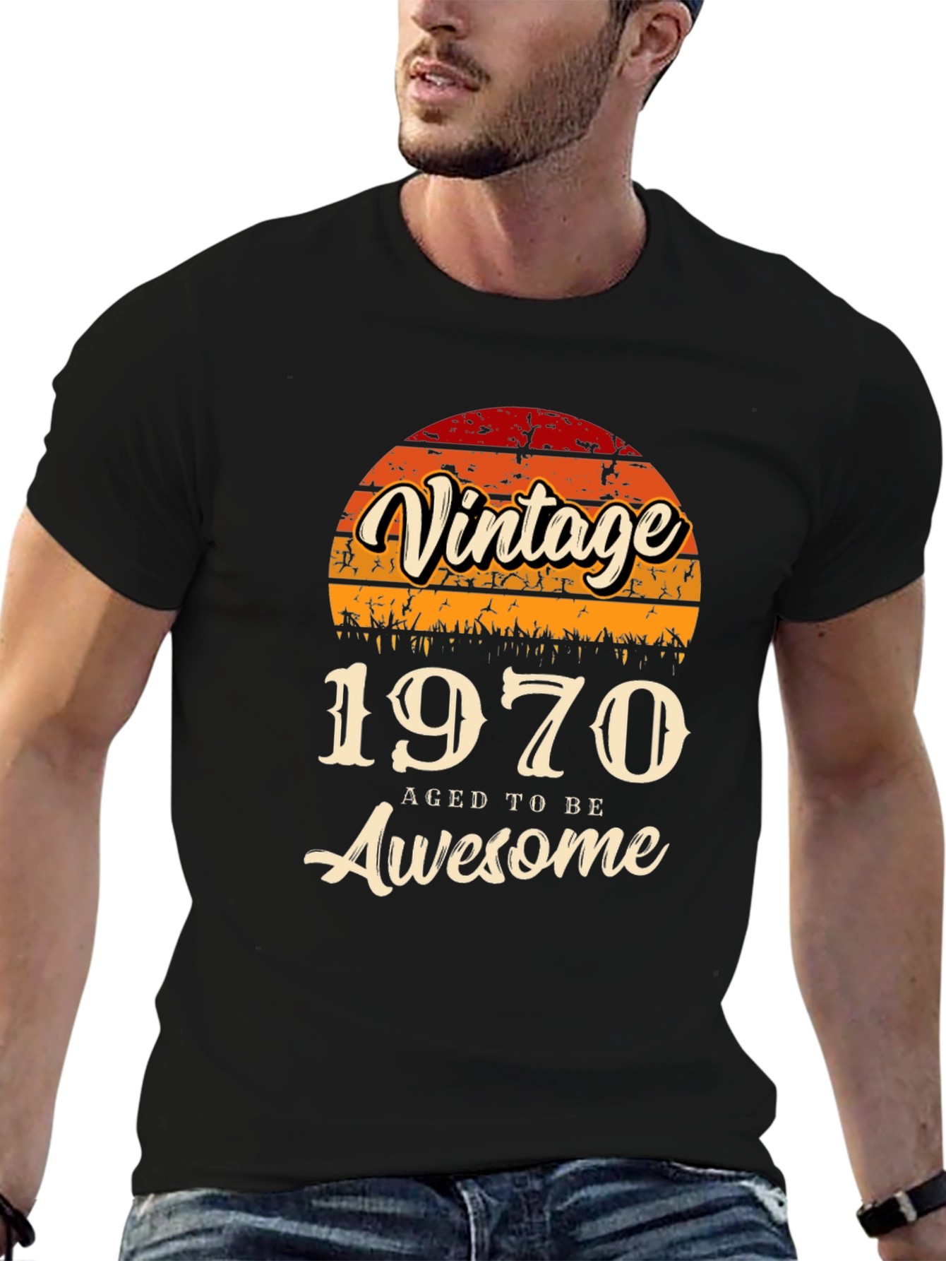 Vintage 1970 Aged To Be Awesome T-Shirt