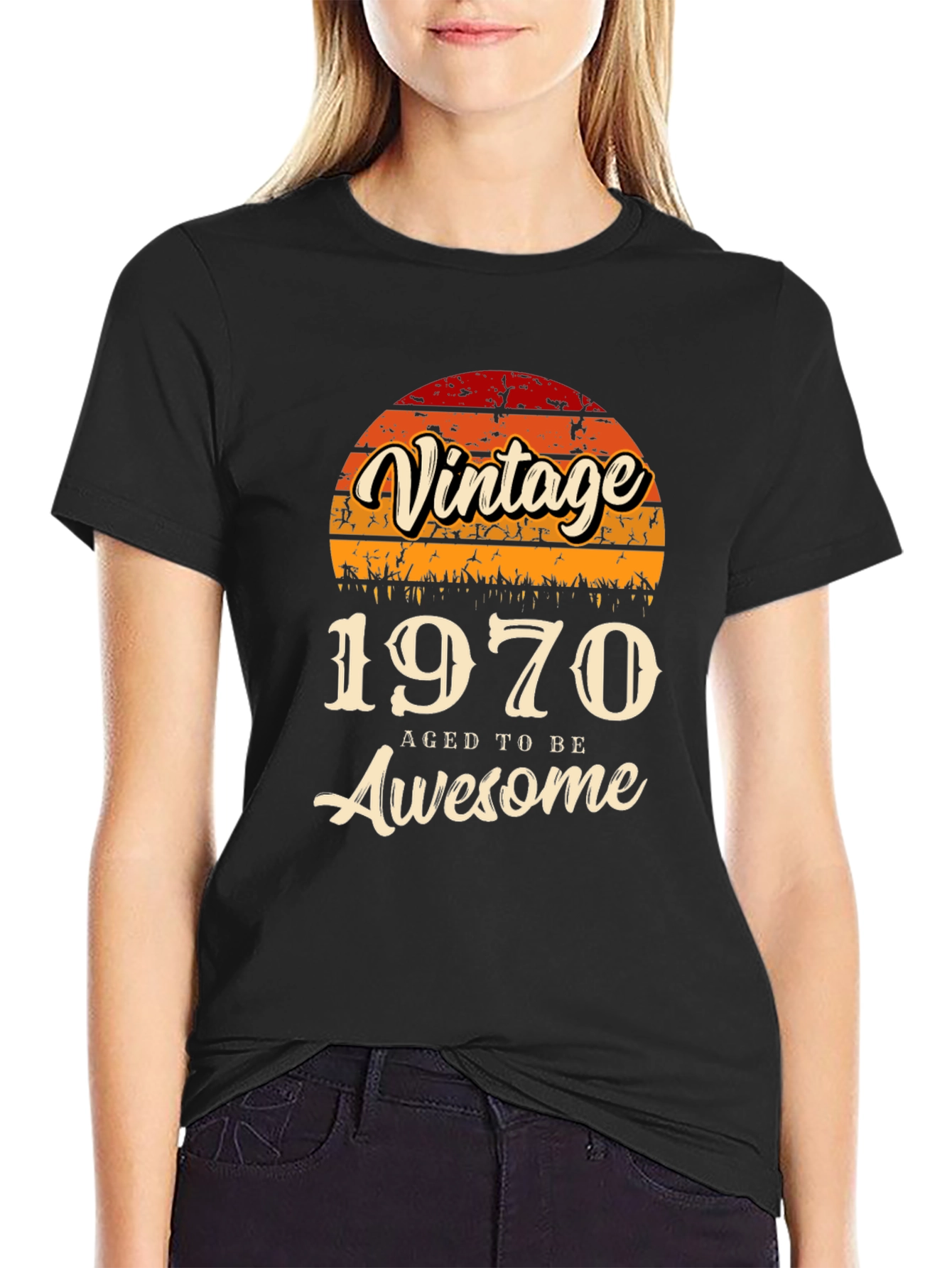 Vintage 1970 Aged To Be Awesome T-Shirt