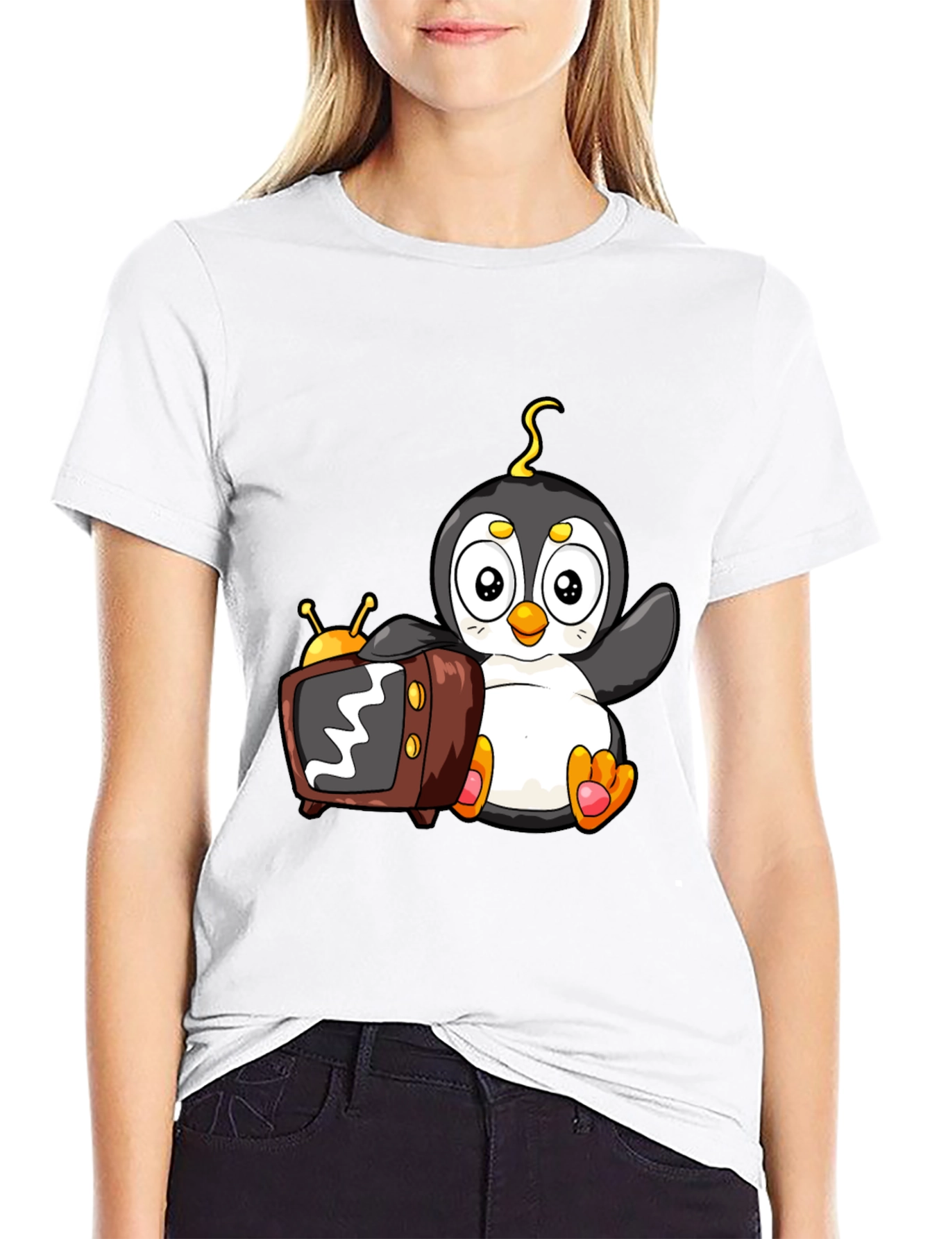 Penguin Cartoon T-Shirt