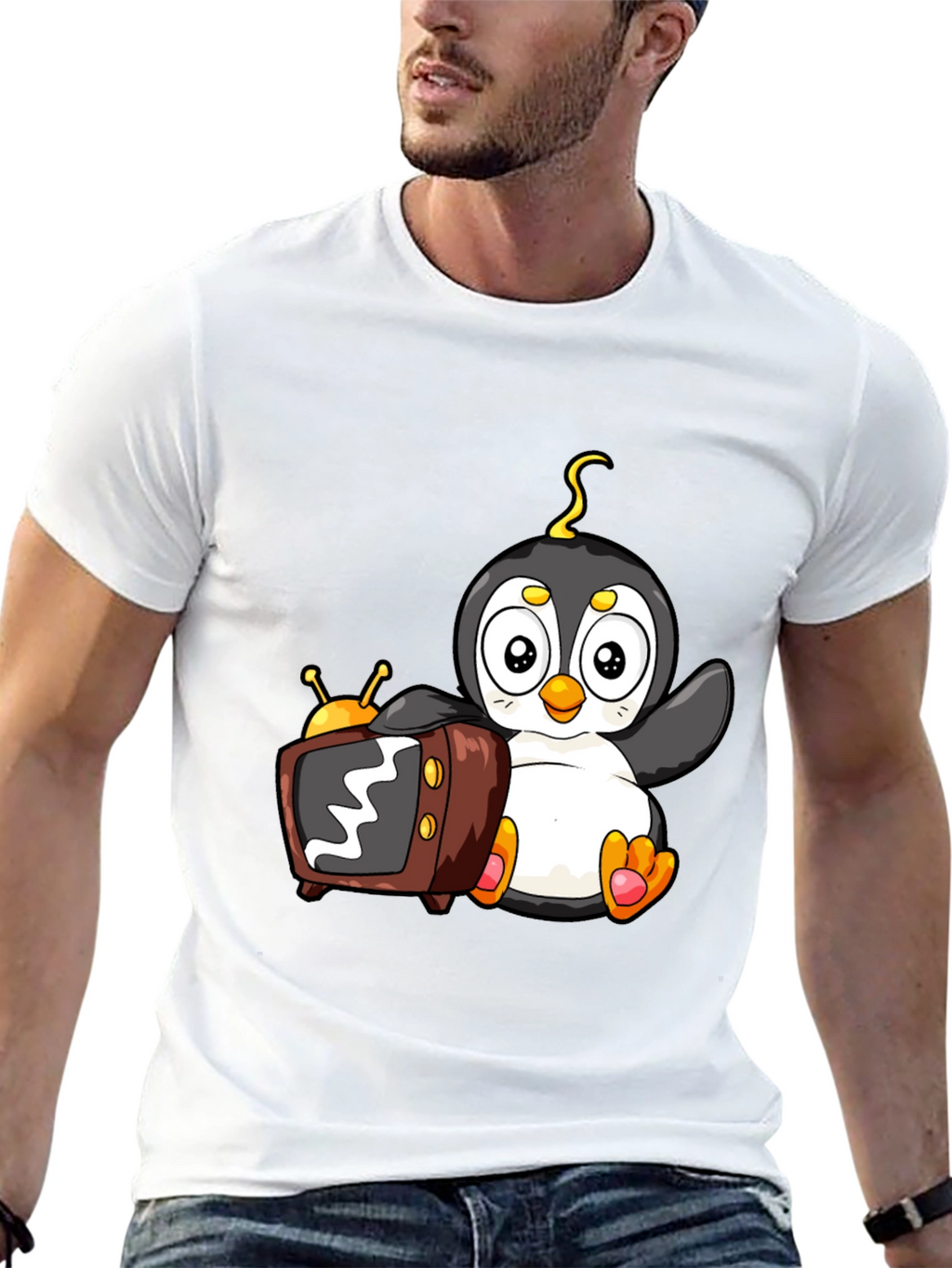 Penguin Cartoon T-Shirt