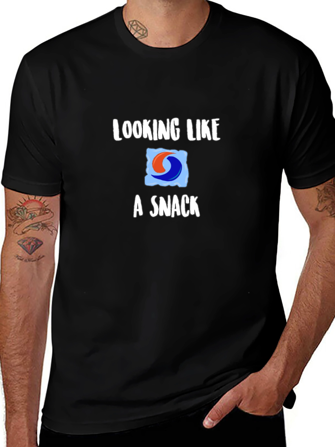 Looking Like a Snack T-Shirt - Funny Novelty Tee