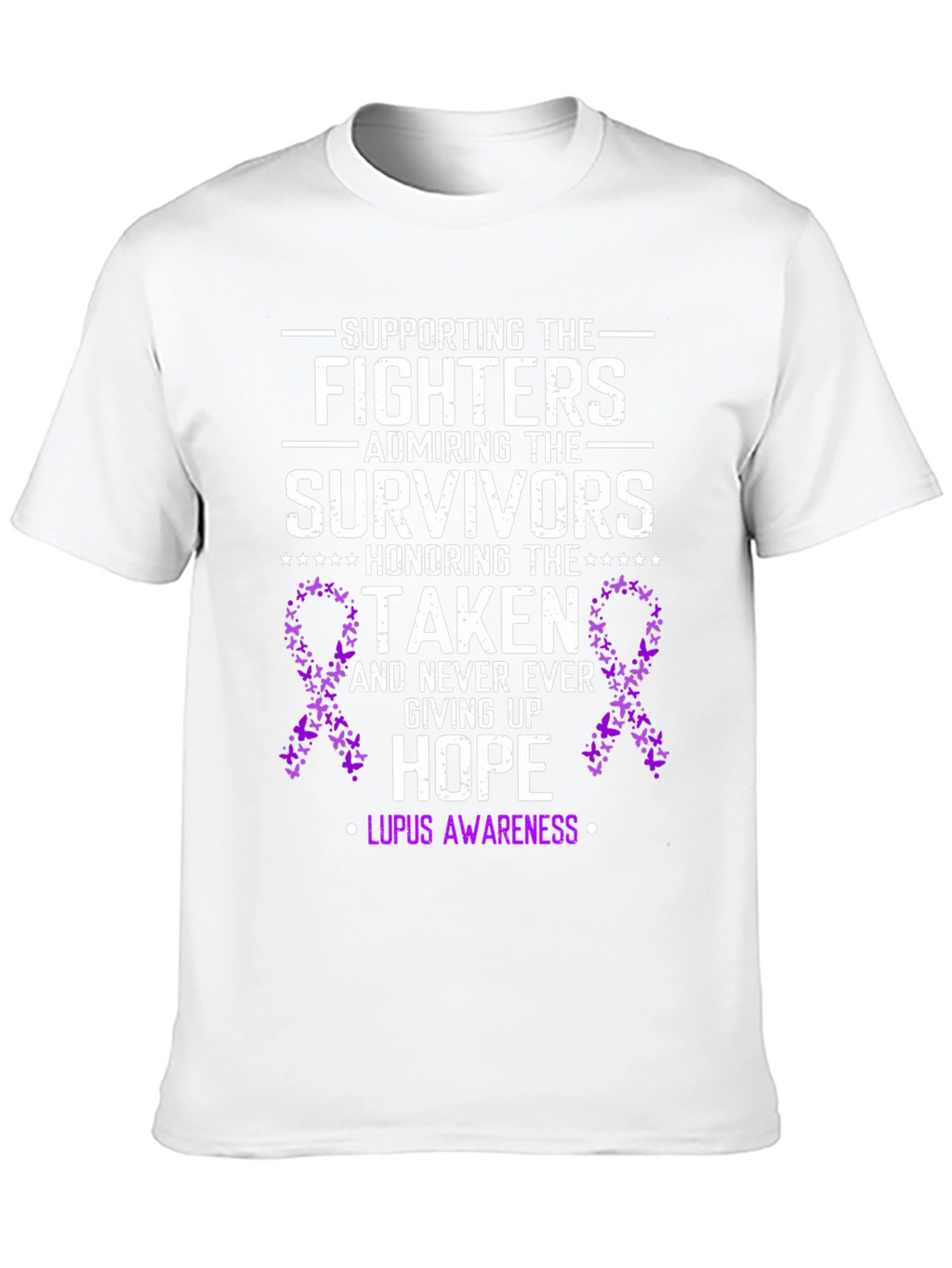 Lupus Awareness T-Shirt: Supporting Fighters Honoring Hope