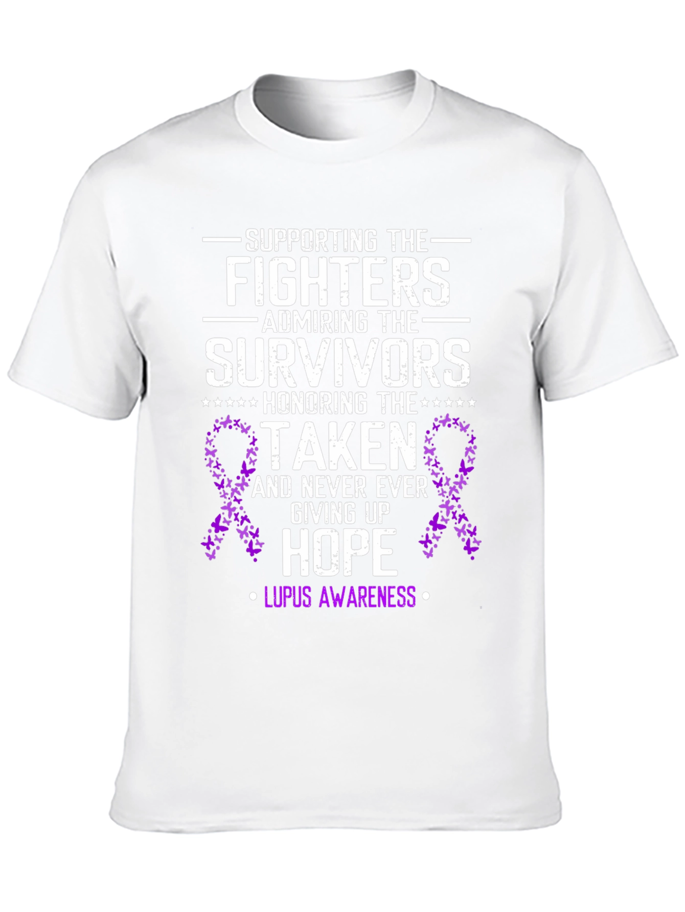 Lupus Awareness T-Shirt: Supporting Fighters Honoring Hope