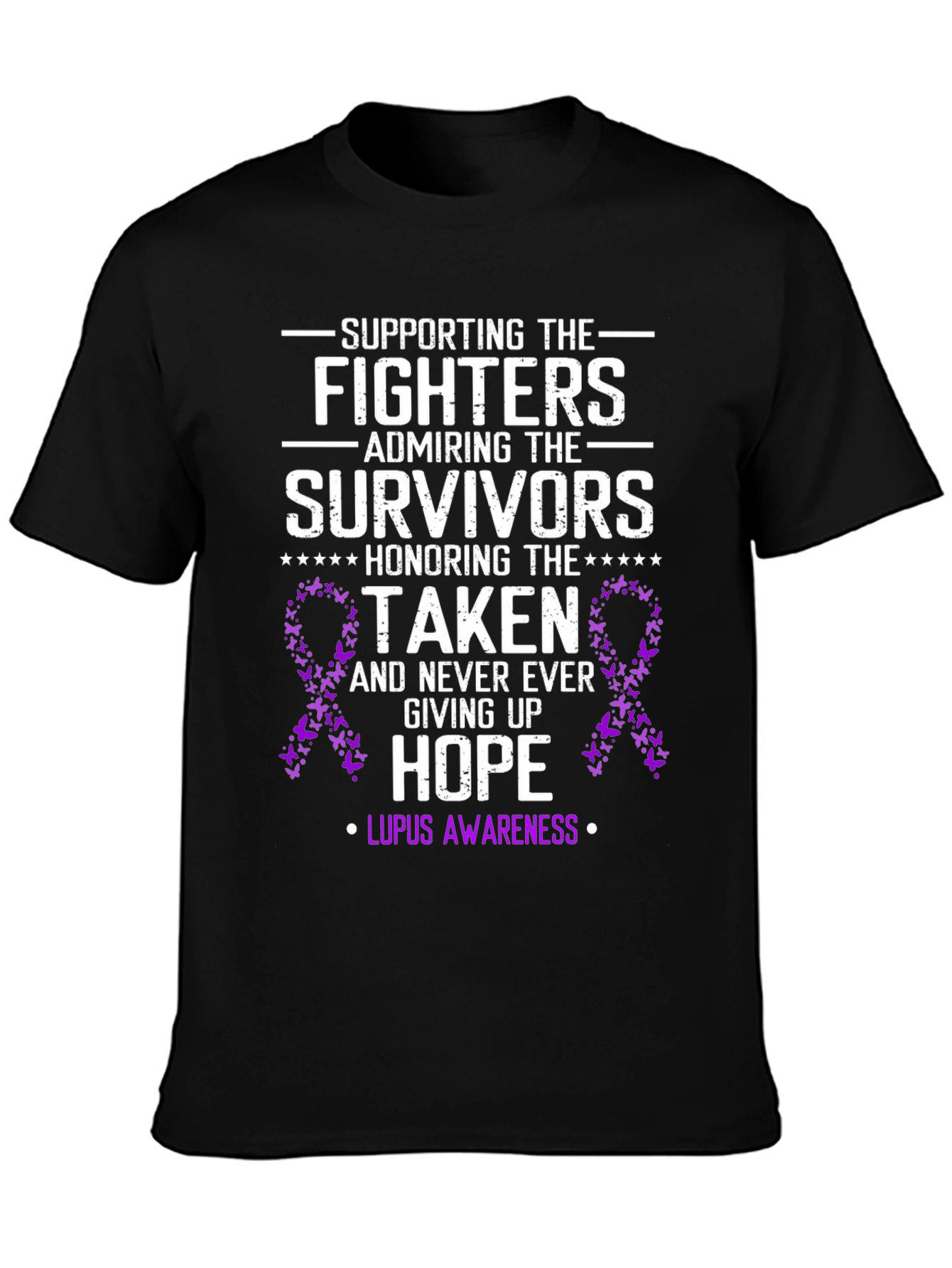 Lupus Awareness T-Shirt: Supporting Fighters Honoring Hope