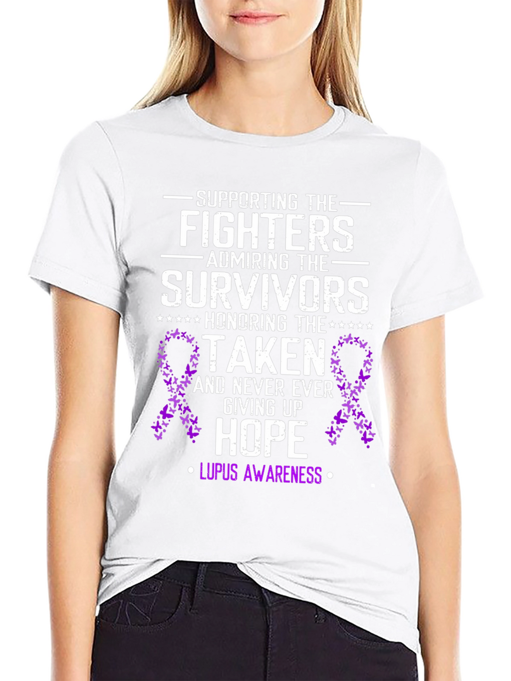 Lupus Awareness T-Shirt: Supporting Fighters Honoring Hope