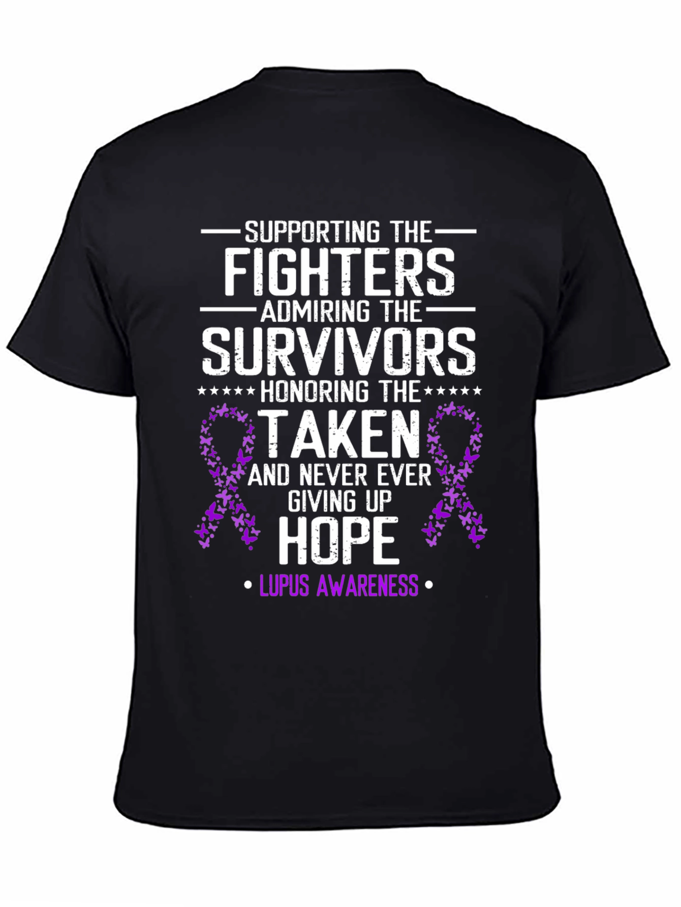 Lupus Awareness T-Shirt: Supporting Fighters Honoring Hope