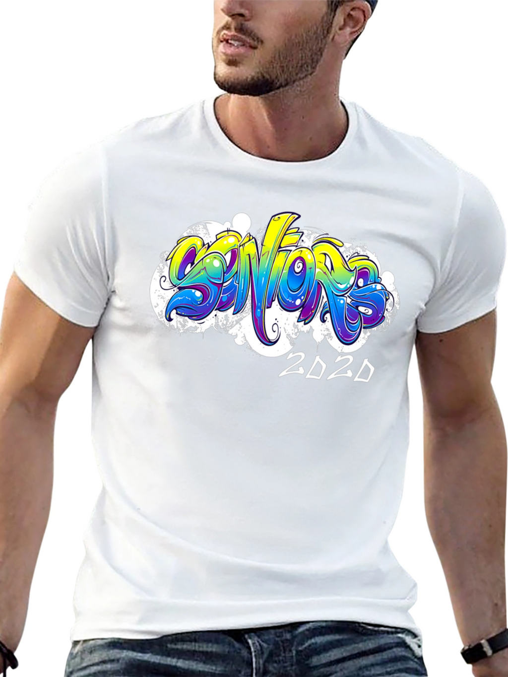 Seniors 2020 Graphic T-Shirt - Stylish Grad Tee