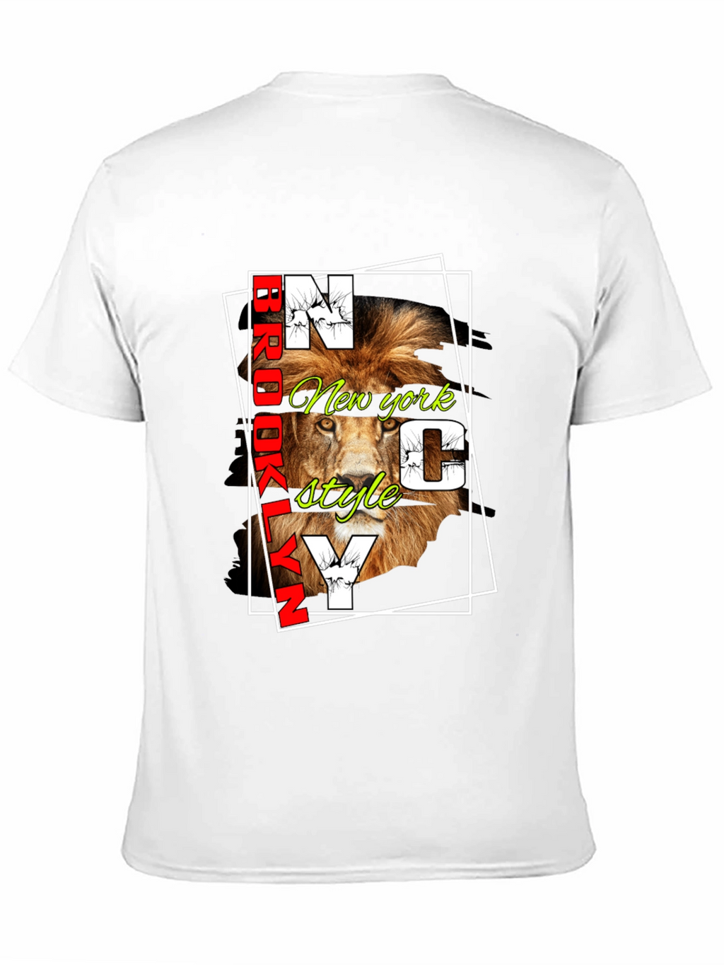 Brooklyn NY Lion Graphic Tee - Stylish Urban Design