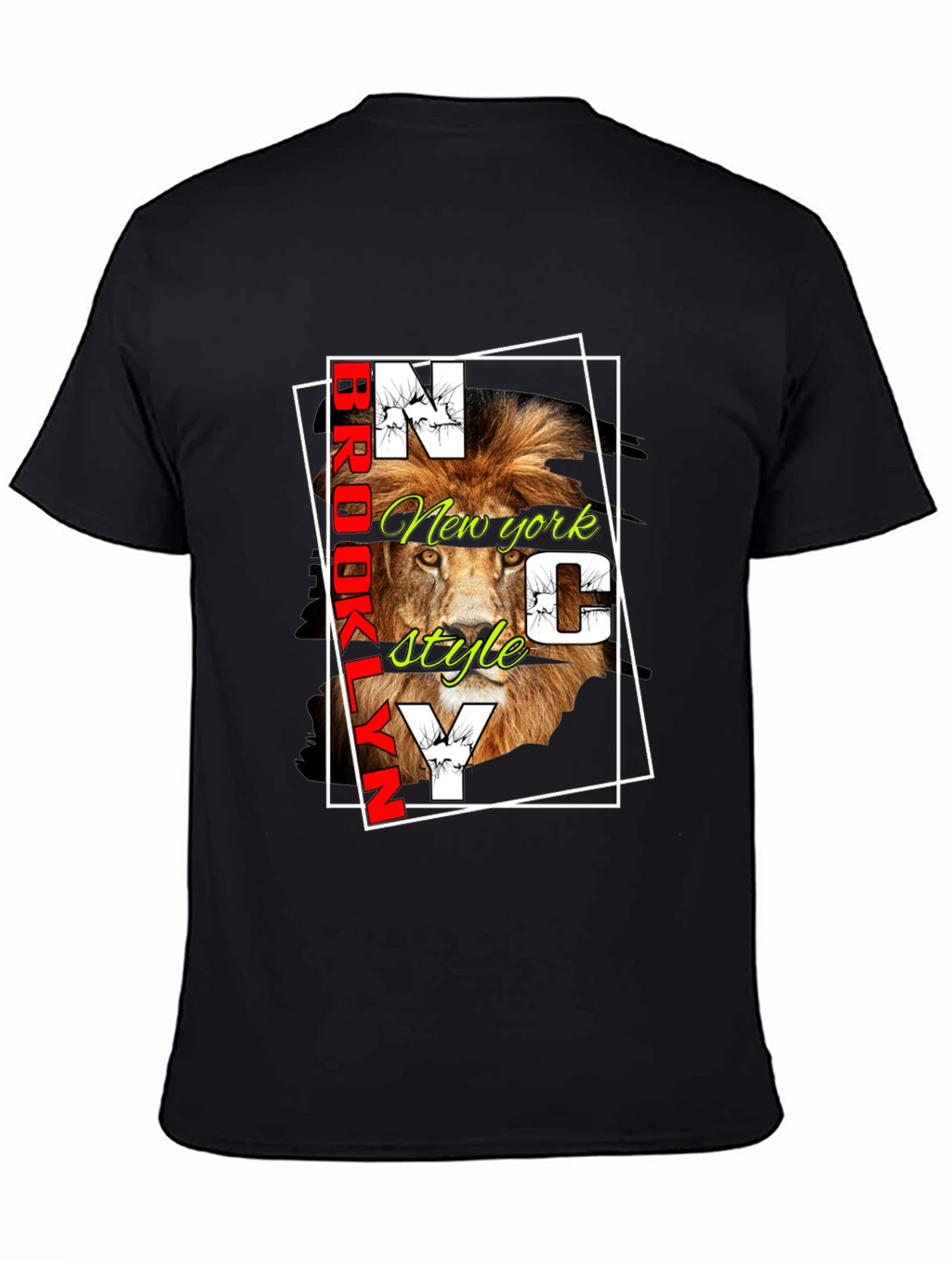 Brooklyn NY Lion Graphic Tee - Stylish Urban Design