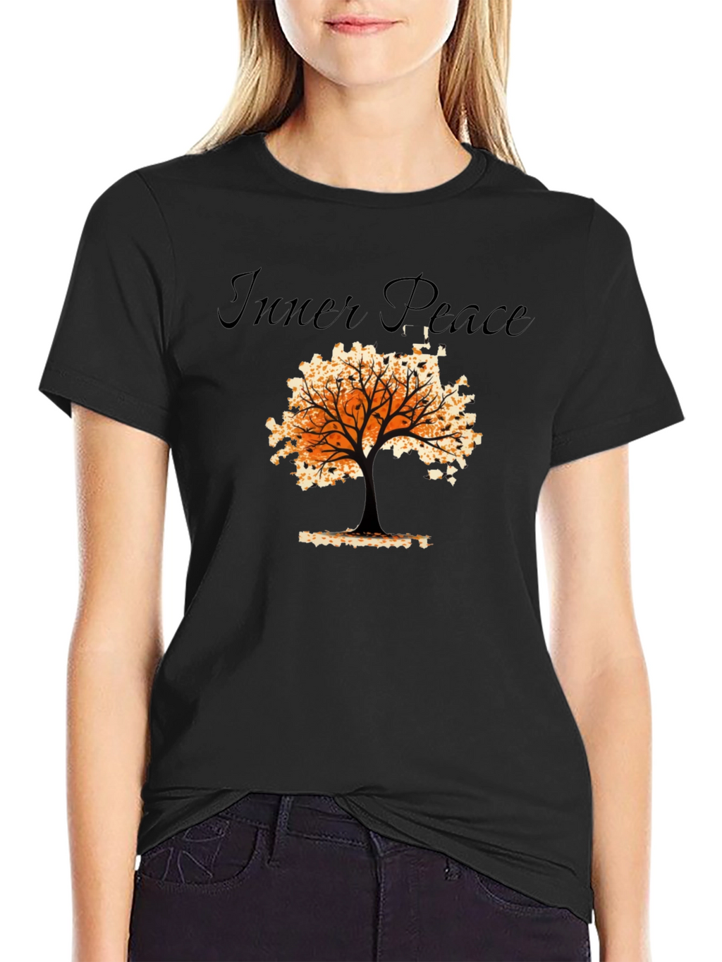 Inner Peace Tree Graphic T-Shirt