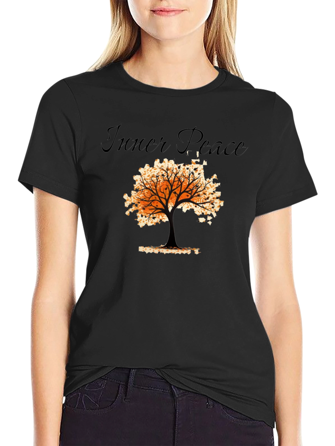Inner Peace Tree Graphic T-Shirt