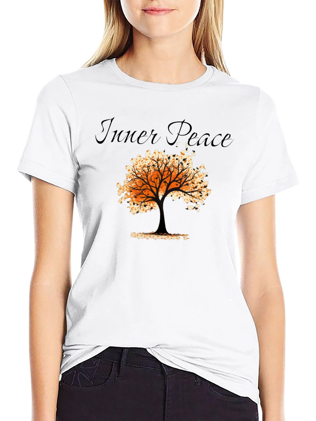 Inner Peace Tree Graphic T-Shirt