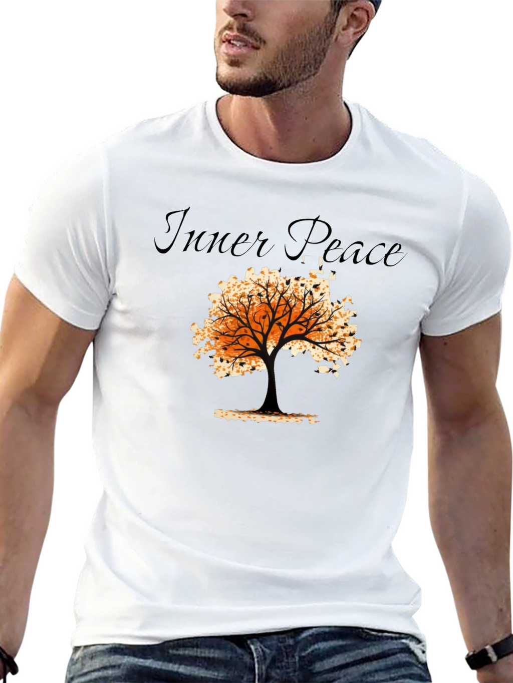 Inner Peace Tree Graphic T-Shirt