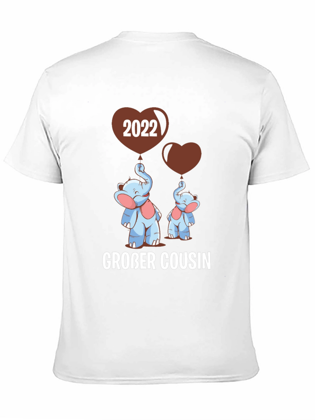 Großer Cousin T-Shirt - Matching Elephant Family Tee