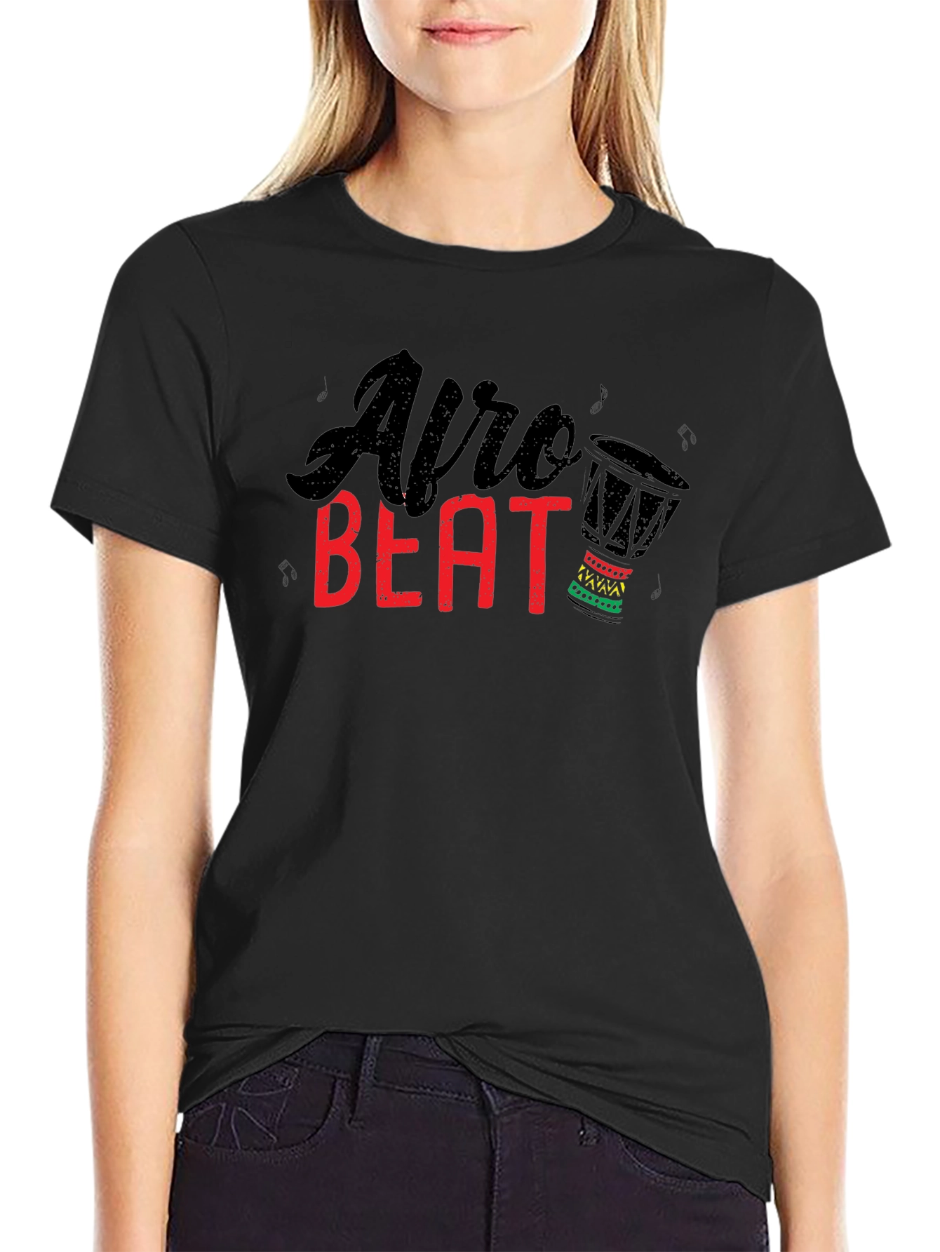 Afro Beat Graphic Tee - Stylish Unisex T-Shirt